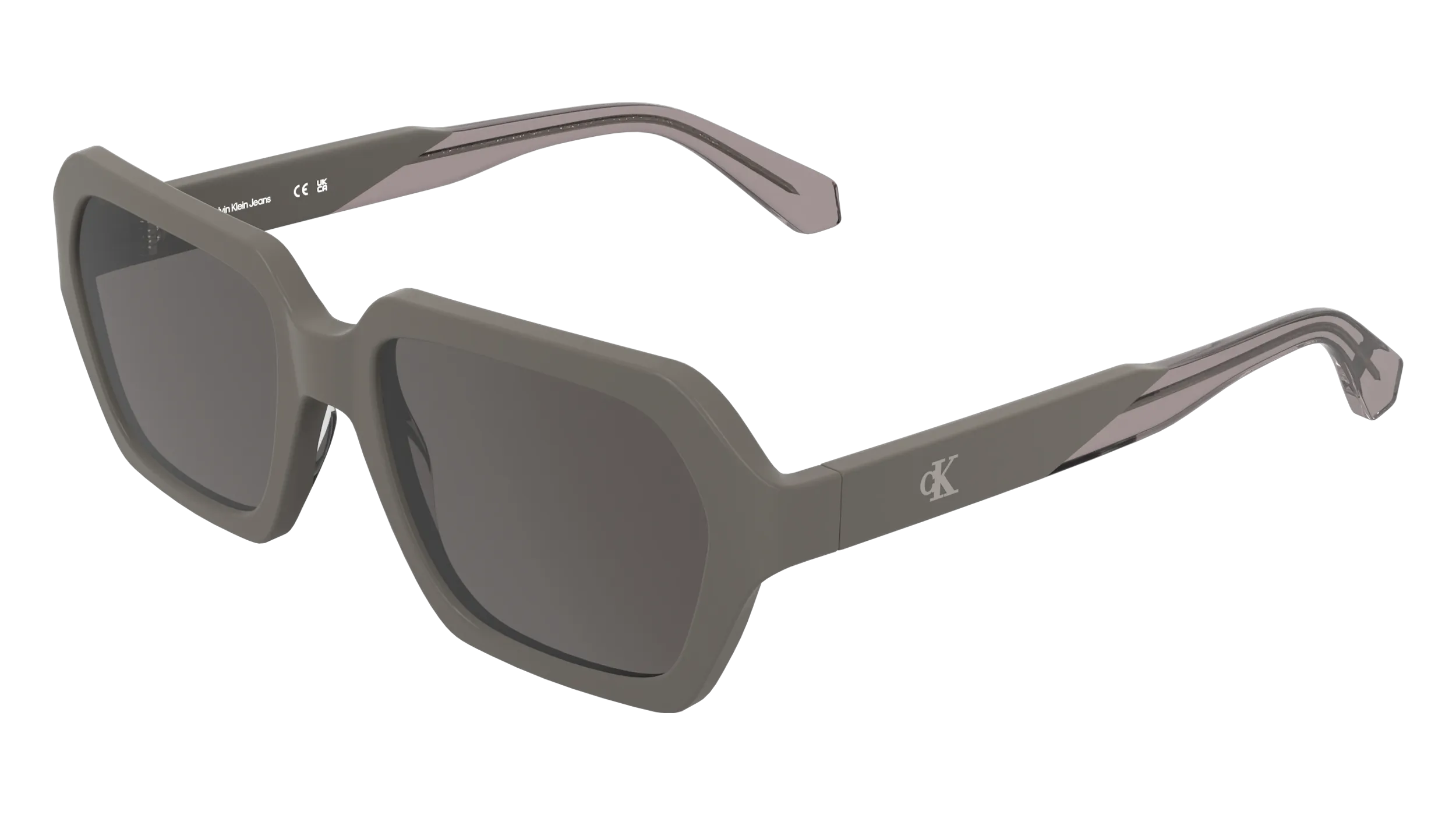 Calvin Klein CKJ26605S 260 Occhiali da sole Acetato Grigio Squadrata Normale - immagine 1