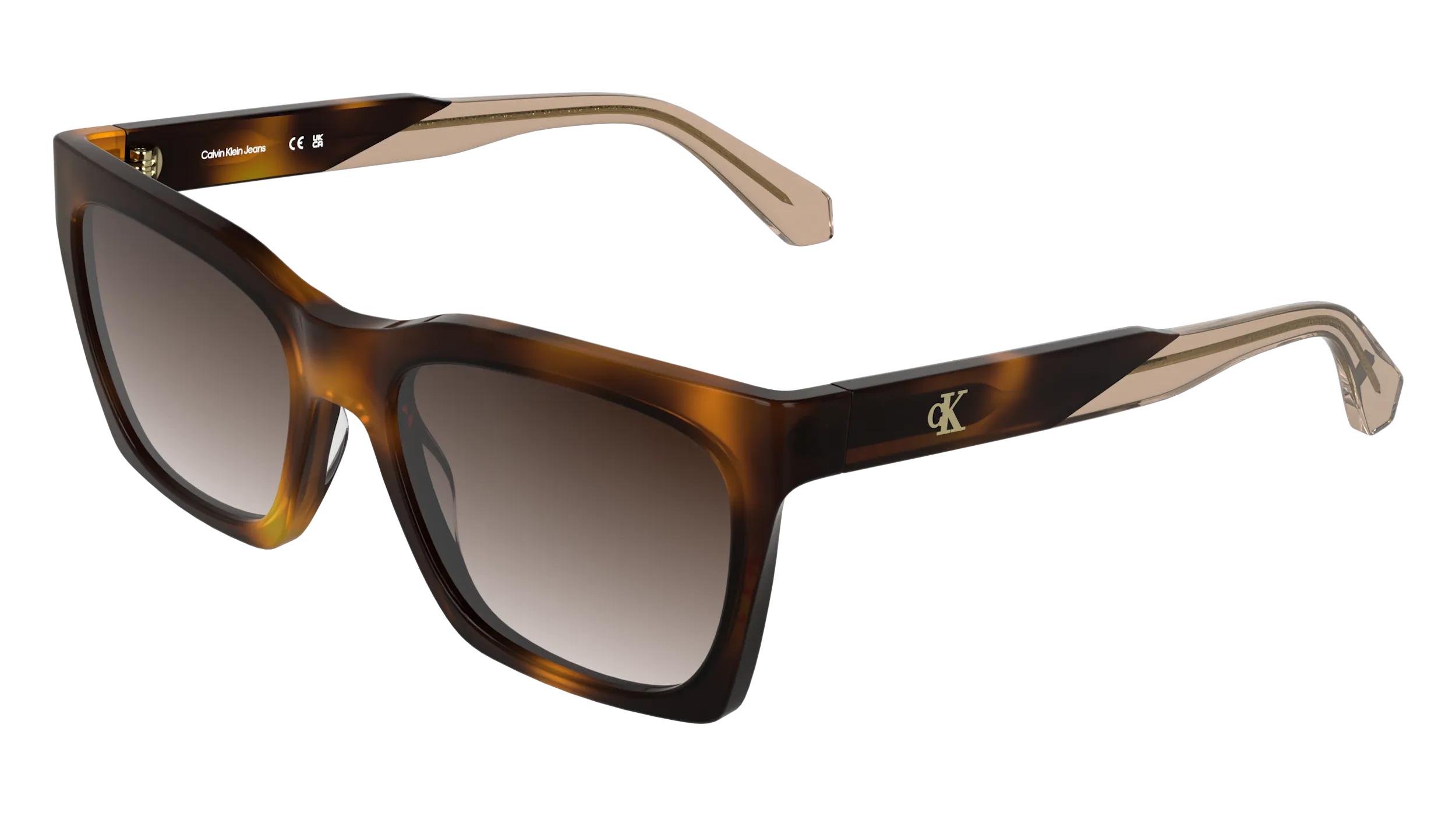 Calvin Klein CKJ26606S 235 Occhiali da sole Acetato Havana Cat Eye Normale - immagine 1
