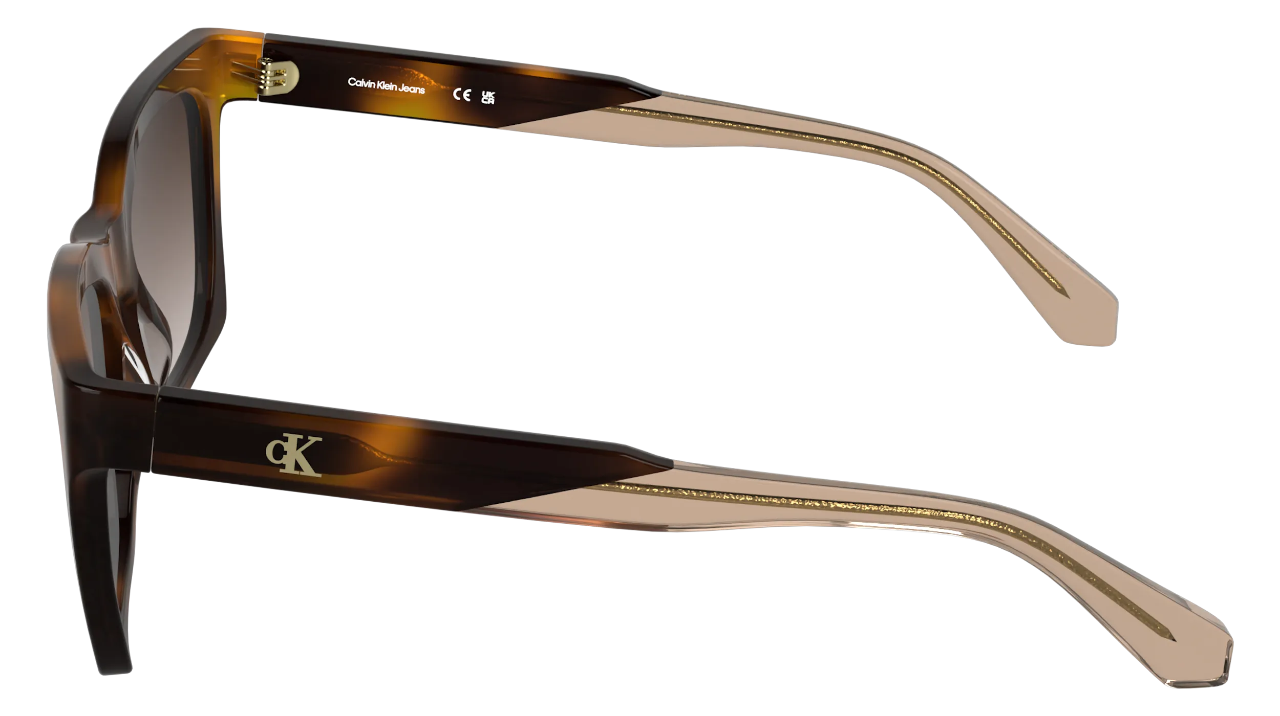 Calvin Klein CKJ26606S 235 Occhiali da sole Acetato Havana Cat Eye Normale - immagine 3