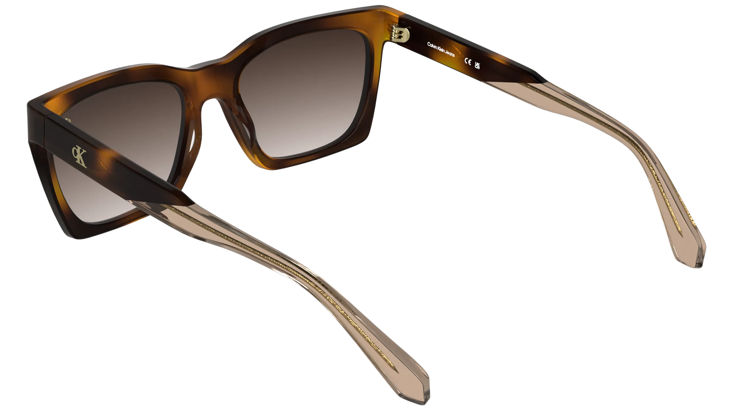 Calvin Klein CKJ26606S 235 Occhiali da sole Acetato Havana Cat Eye Normale - immagine 4