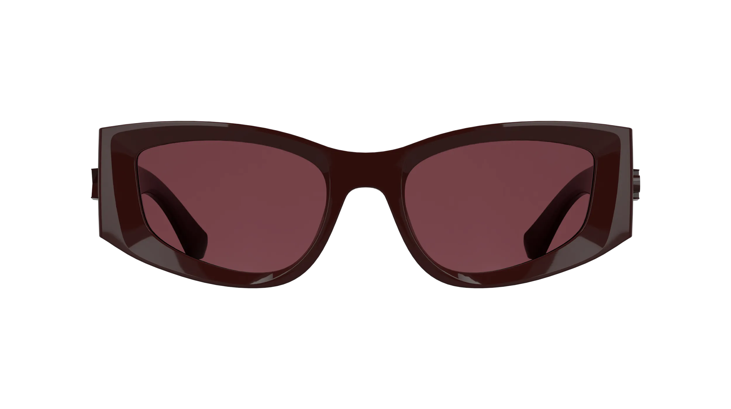 Calvin Klein CKJ26608S 723 Occhiali da sole Bio-iniettato Bordeaux Rosso Cat Eye Normale - immagine 2