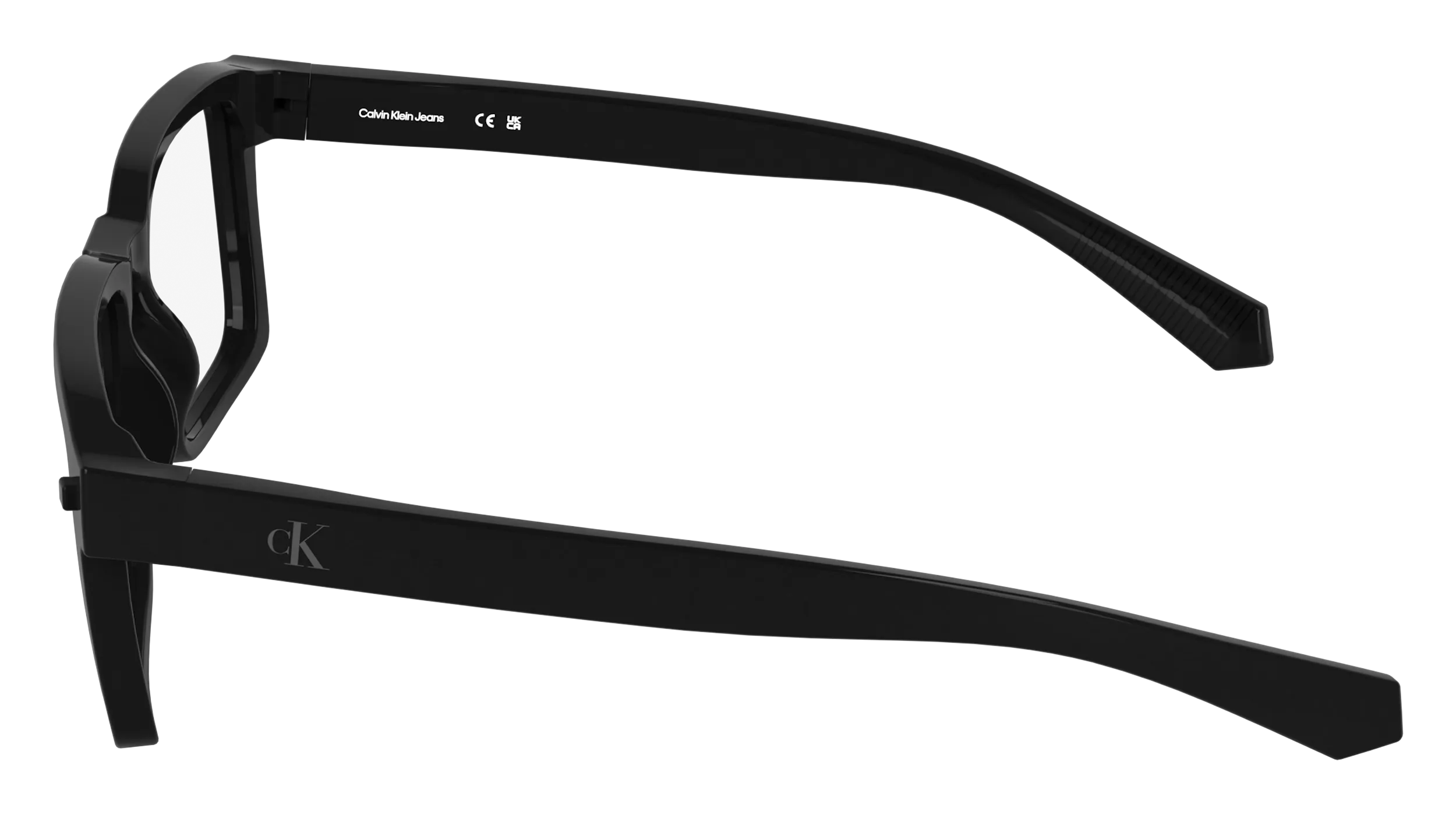 Calvin Klein CKJ26609 001 Montature da vista Bio-iniettato Nero Squadrata Normale - immagine 3