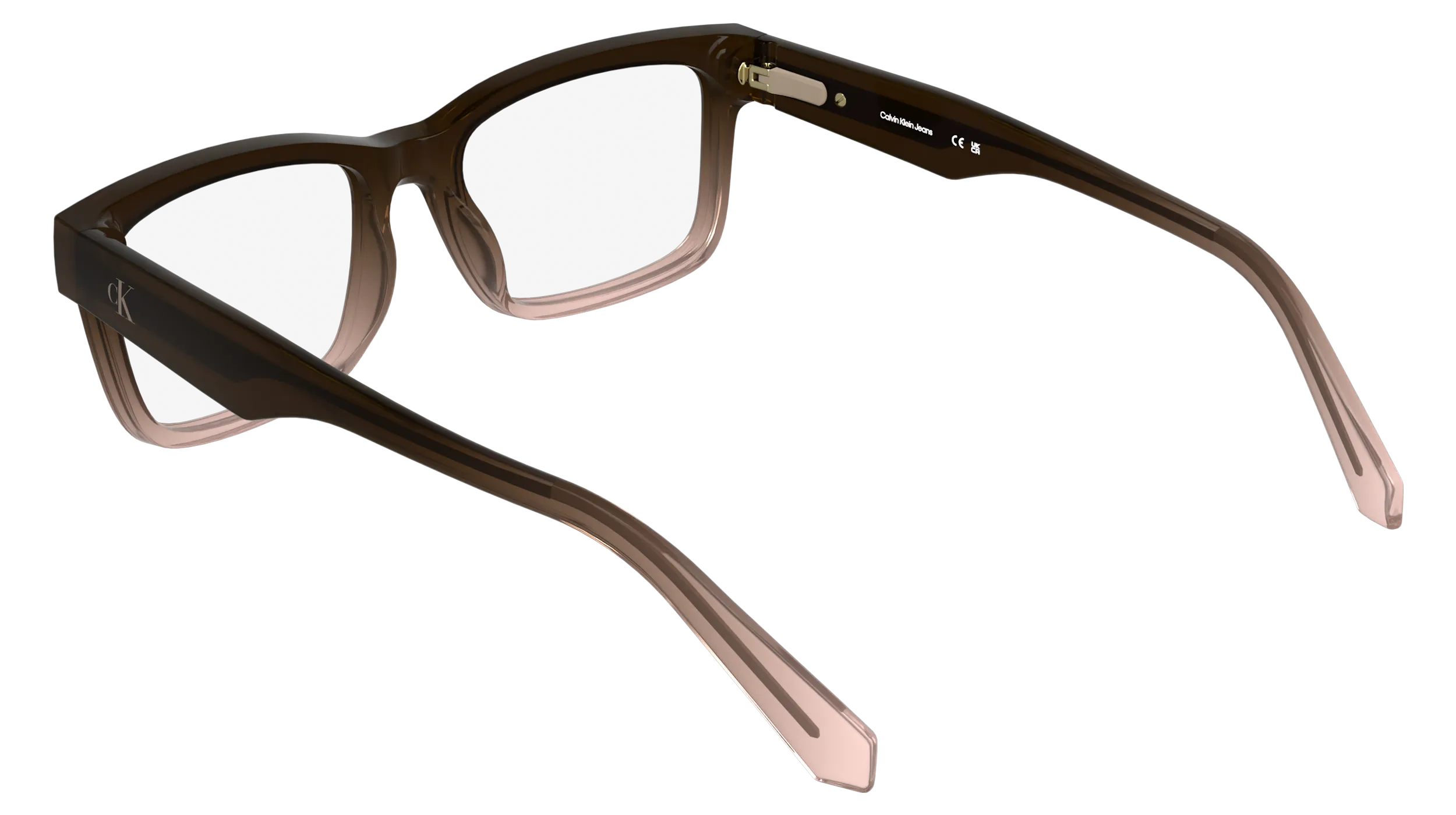 Calvin Klein CKJ26610 214 Montature da vista Bio-iniettato Marrone Squadrata Normale - immagine 4