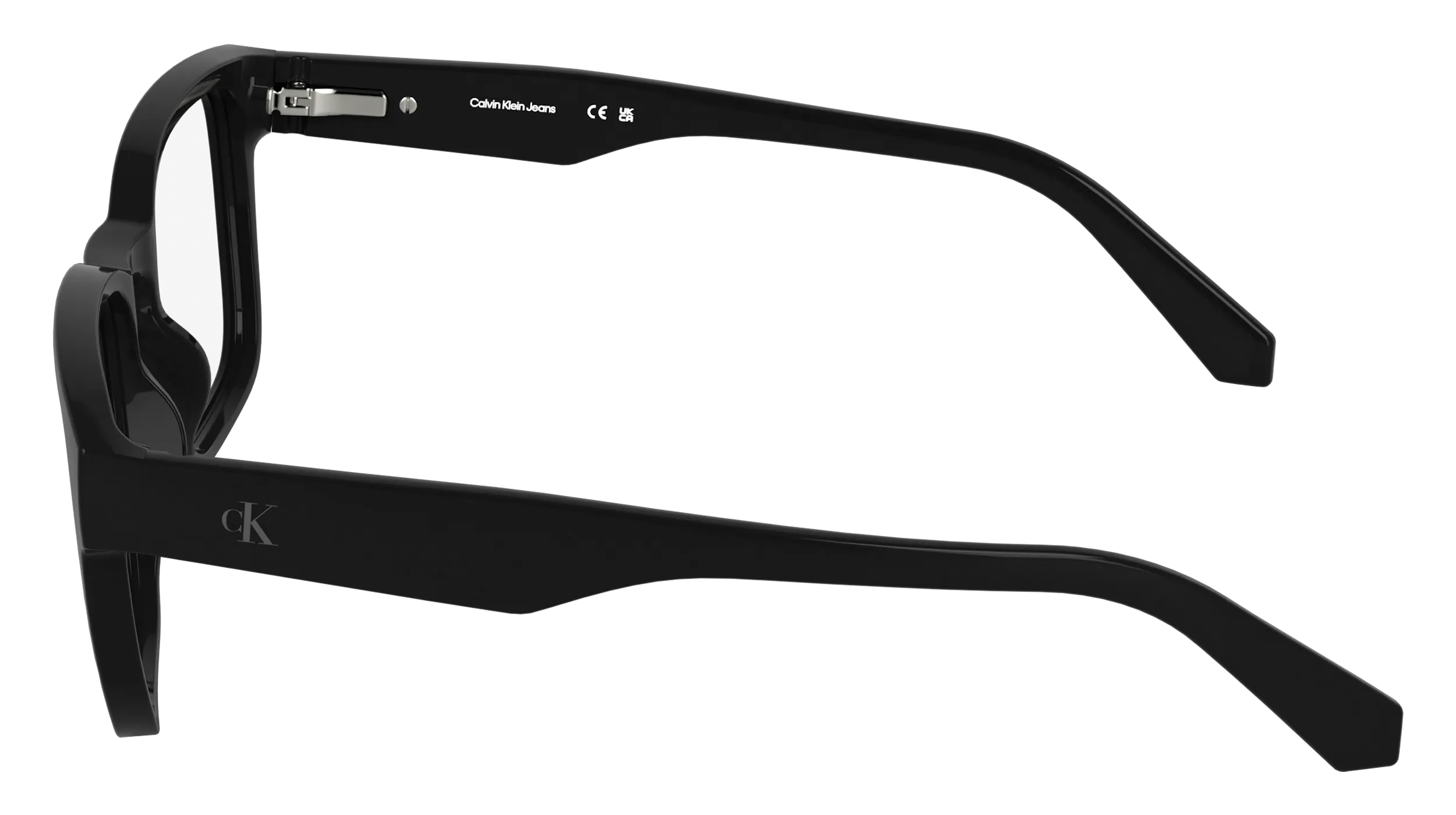 Calvin Klein CKJ26611 001 Montature da vista Bio-iniettato Nero Squadrata Normale - immagine 3