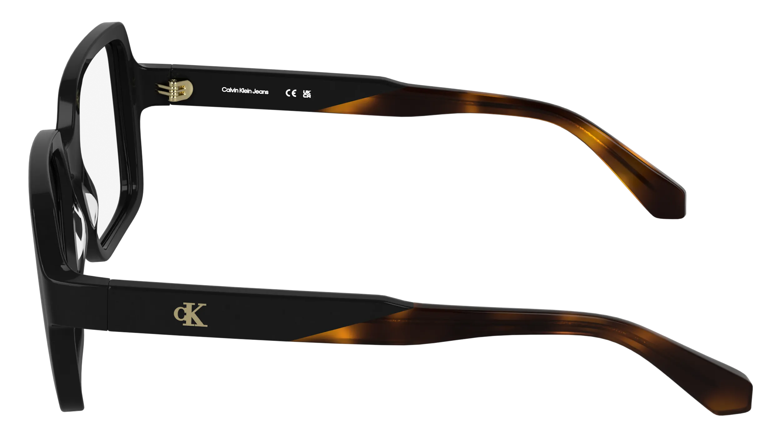 Calvin Klein CKJ26613 001 Montature da vista Acetato Nero Squadrata Normale - immagine 3