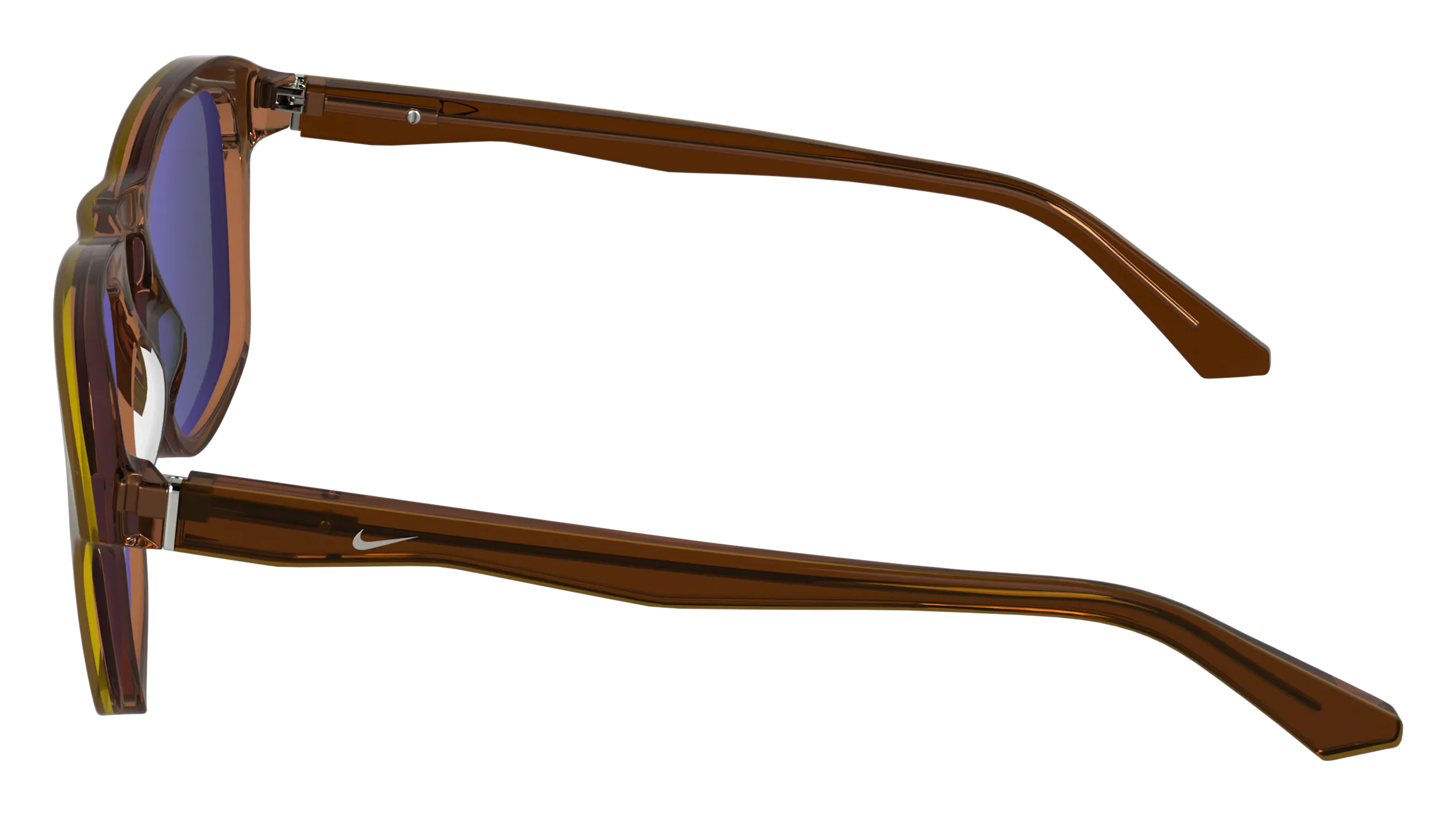 Nike NIKE PRIMA ARC IQ7187X 815 Occhiali da sole Acetato Marrone Squadrata Normale - immagine 3