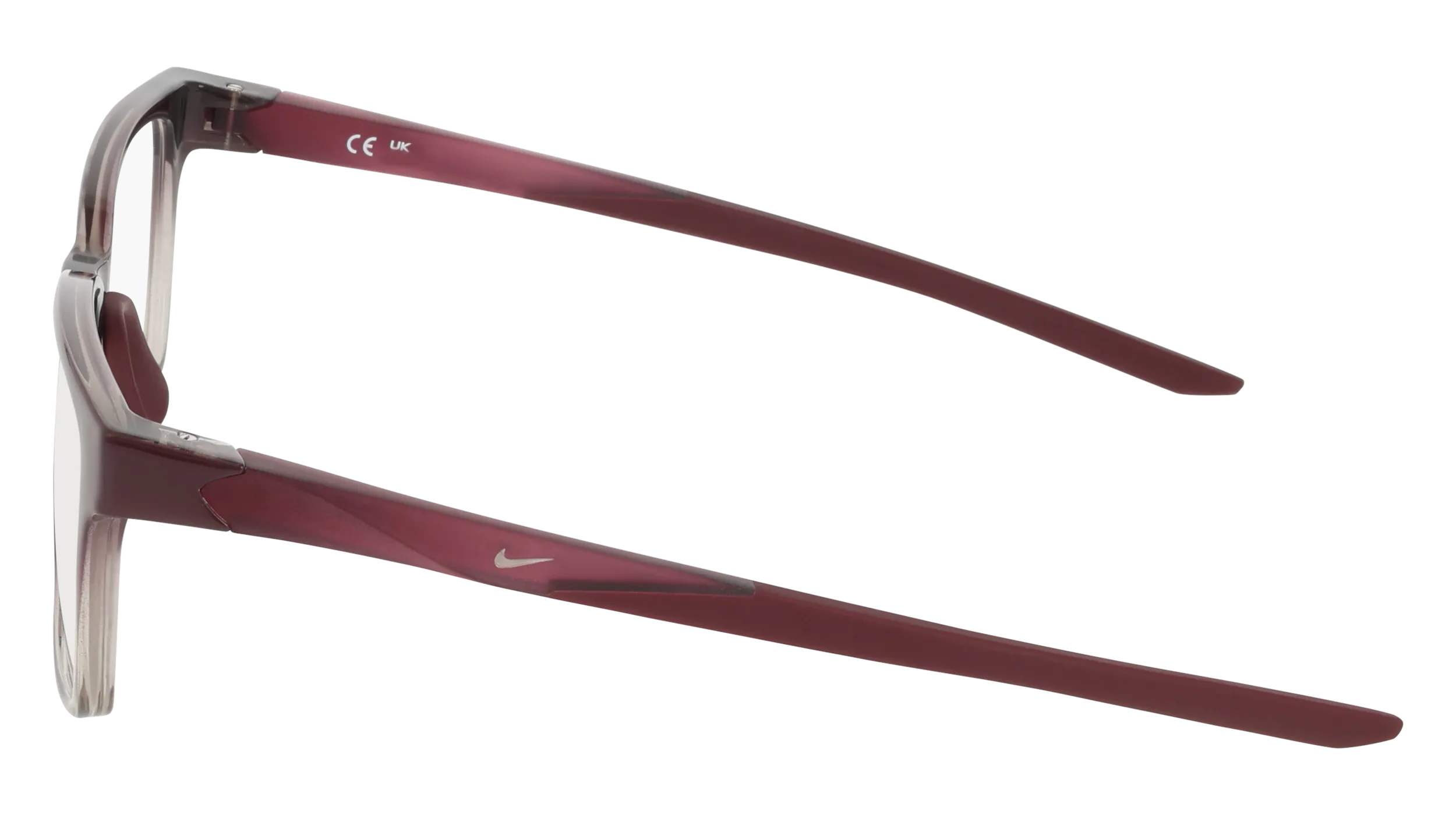 Nike NIKE 7409 620 Montature da vista Bio-iniettato Bordeaux Squadrata Normale - immagine 3