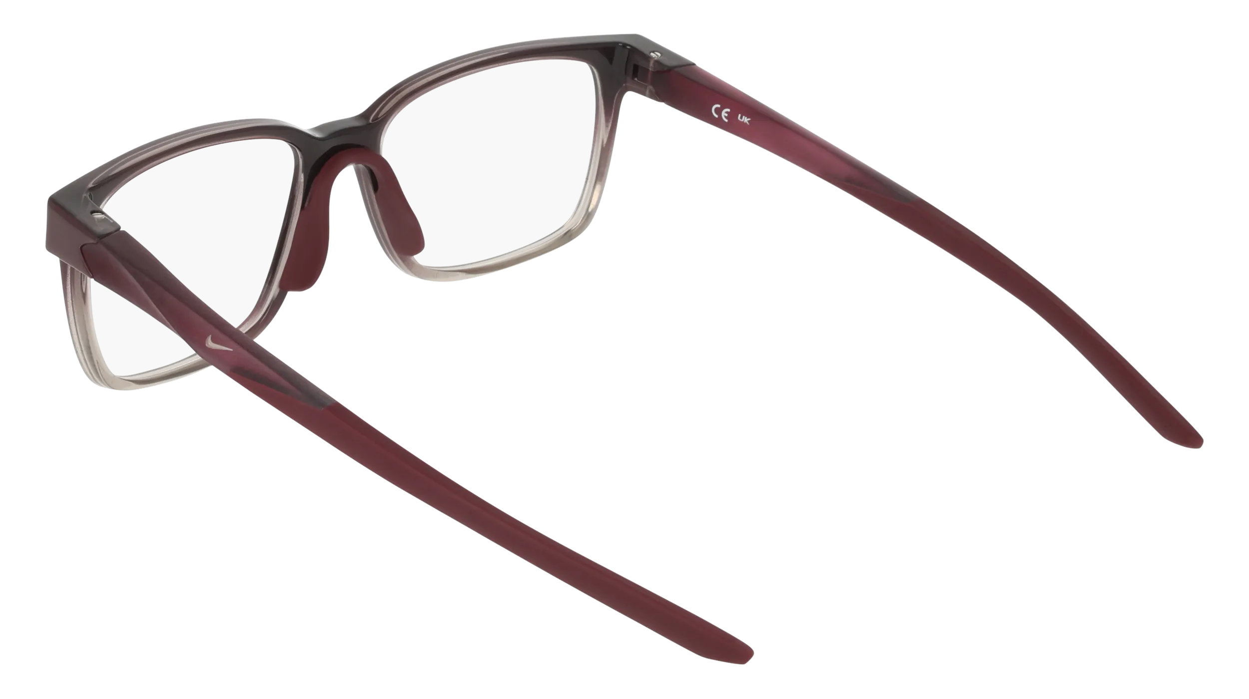 Nike NIKE 7409 620 Montature da vista Bio-iniettato Bordeaux Squadrata Normale - immagine 4