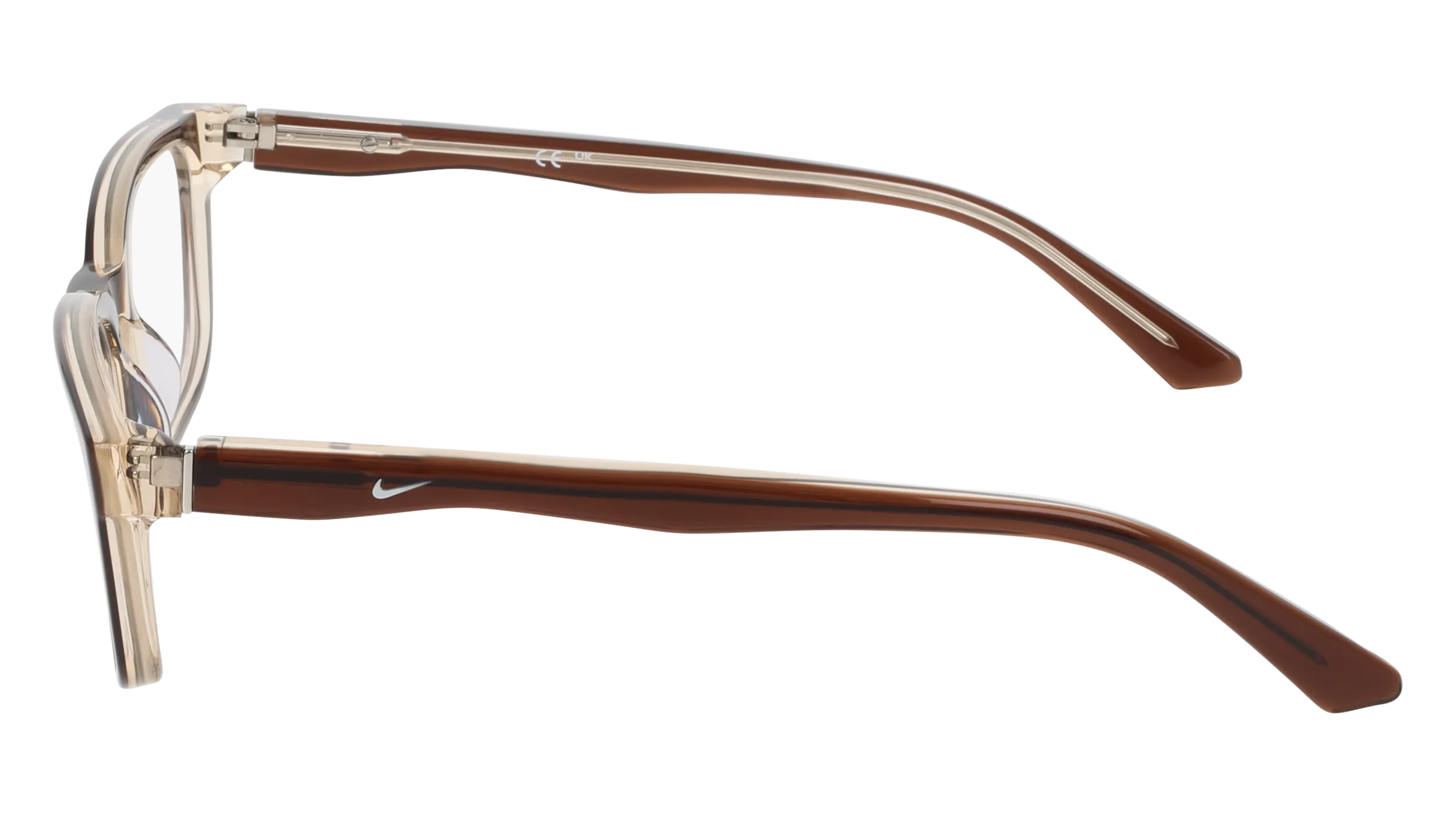 Nike NIKE 7181 211 Montature da vista Acetato Marrone Squadrata Normale - immagine 3