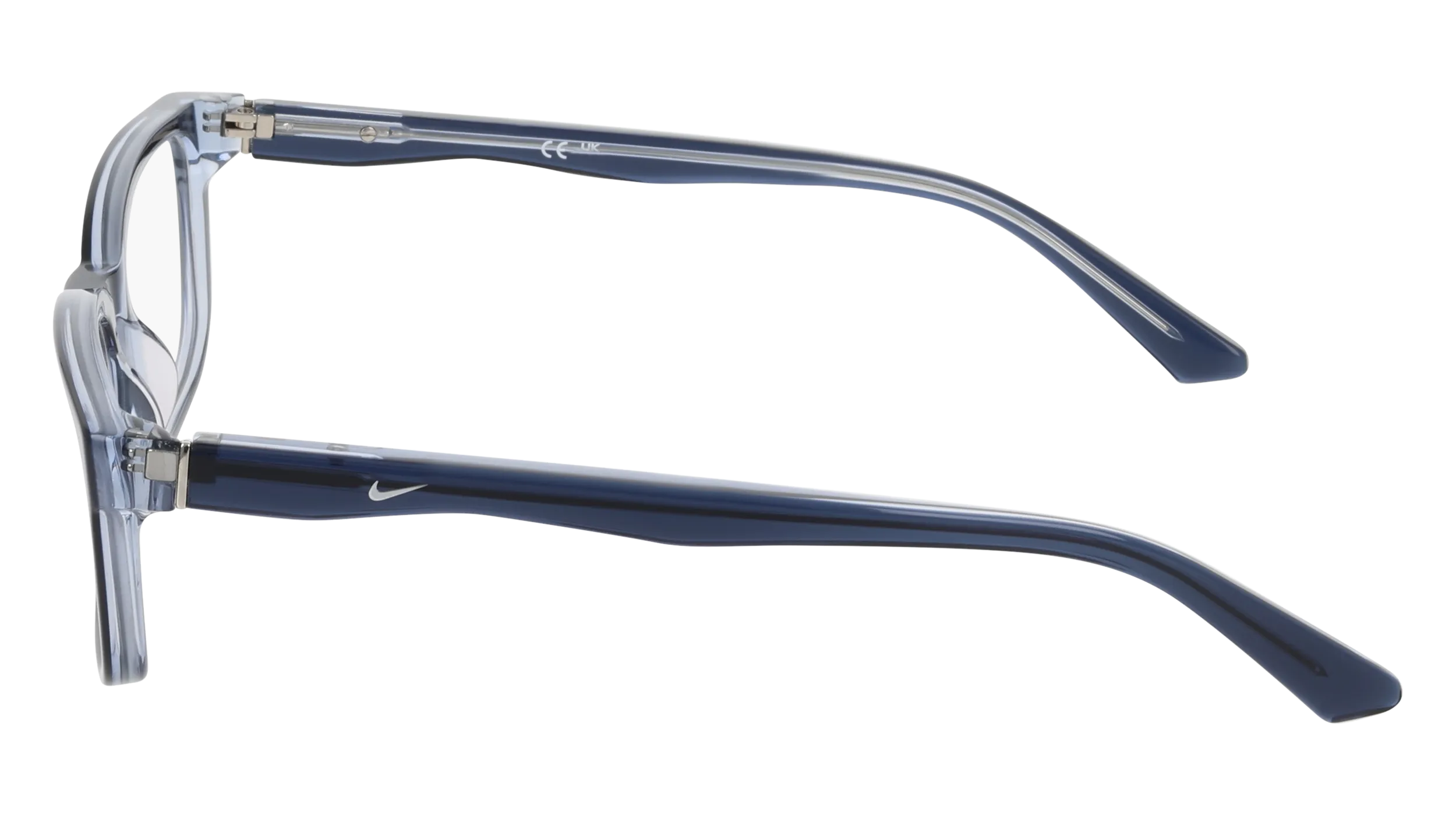 Nike NIKE 7181 408 Montature da vista Acetato Blu Squadrata Normale - immagine 3