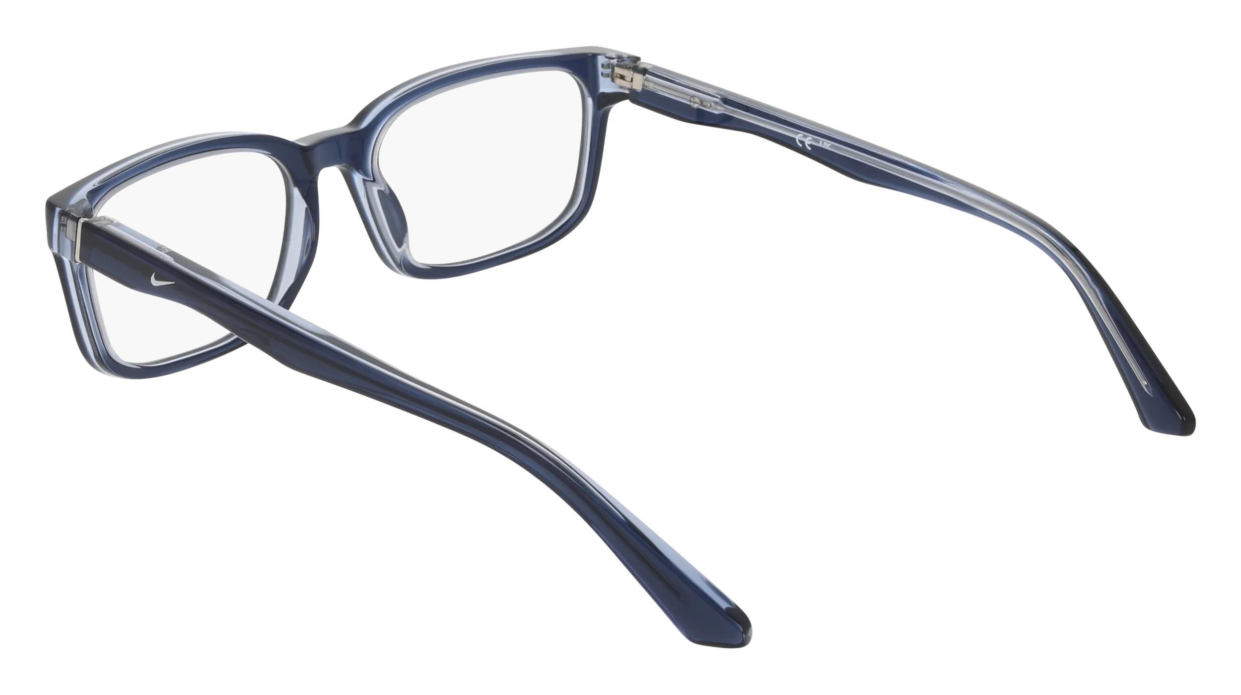 Nike NIKE 7181 408 Montature da vista Acetato Blu Squadrata Normale - immagine 4