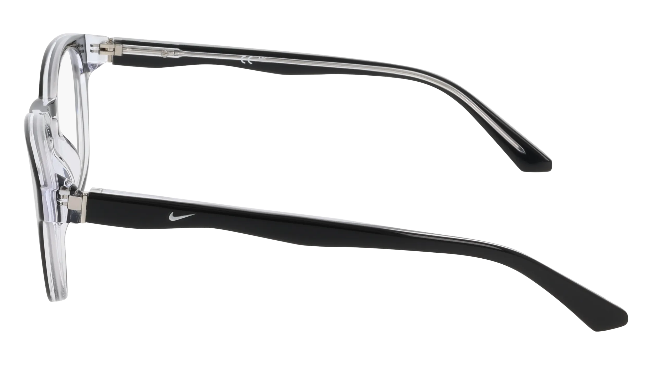 Nike NIKE 7182 010 Montature da vista Acetato Nero Rotonda Normale - immagine 3