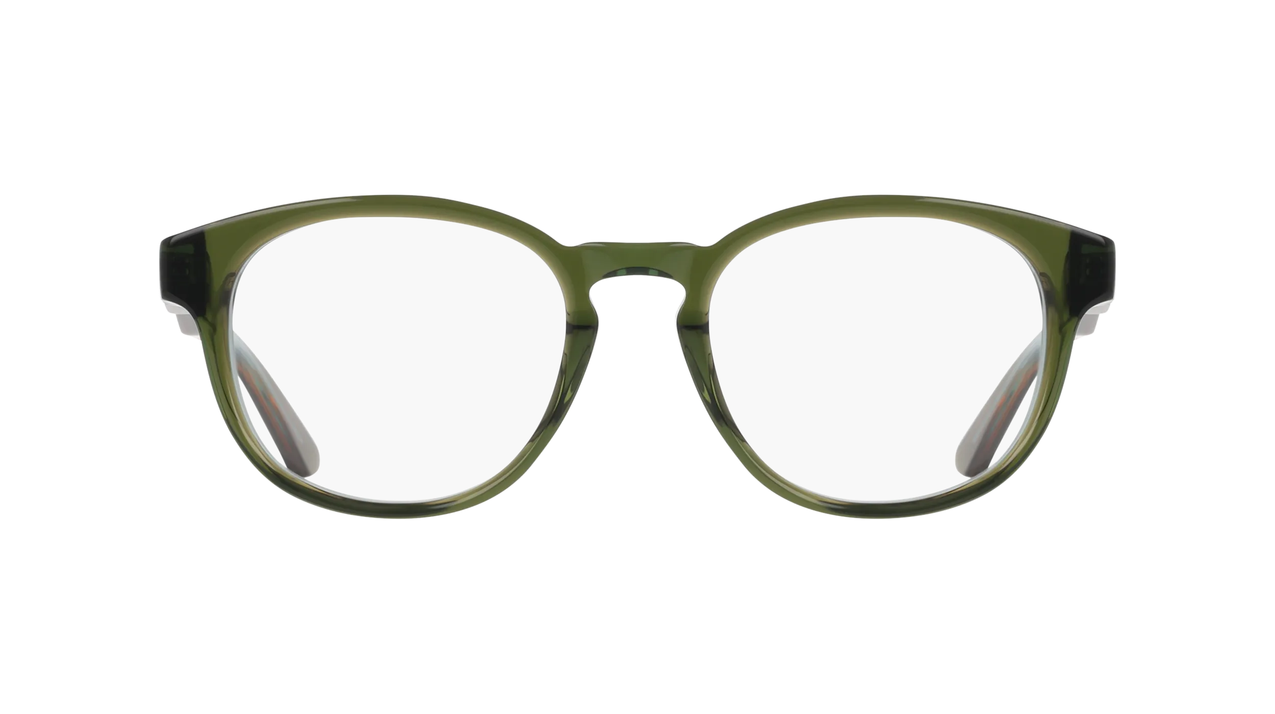 Nike NIKE 7182 317 Montature da vista Acetato Verde Rotonda Normale - immagine 2