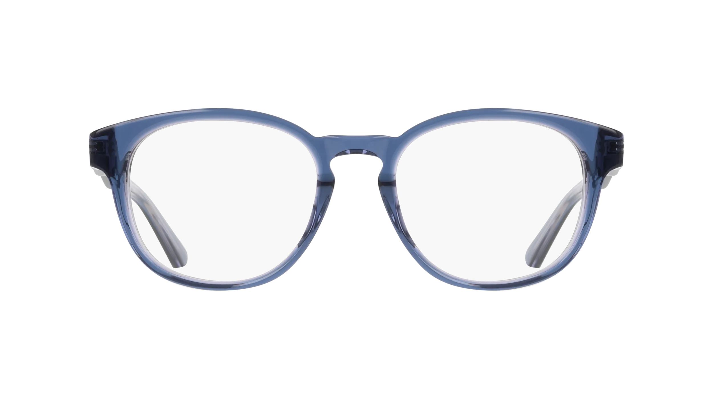 Nike NIKE 7182 429 Montature da vista Acetato Blu Rotonda Normale - immagine 2