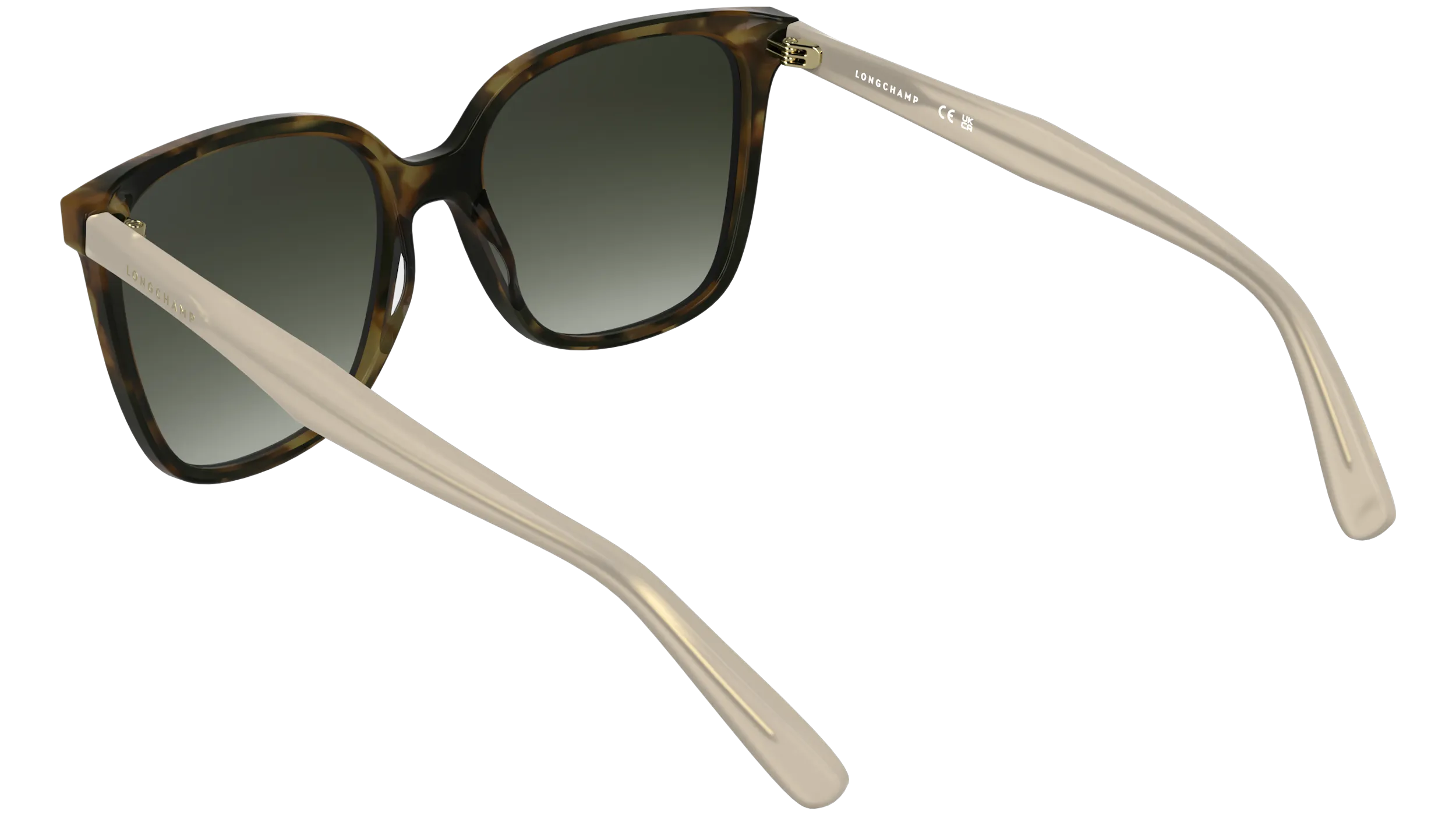 LONGCHAMP LO807S 321 Occhiali da sole Acetato Havana Marrone Squadrata Normale - immagine 4