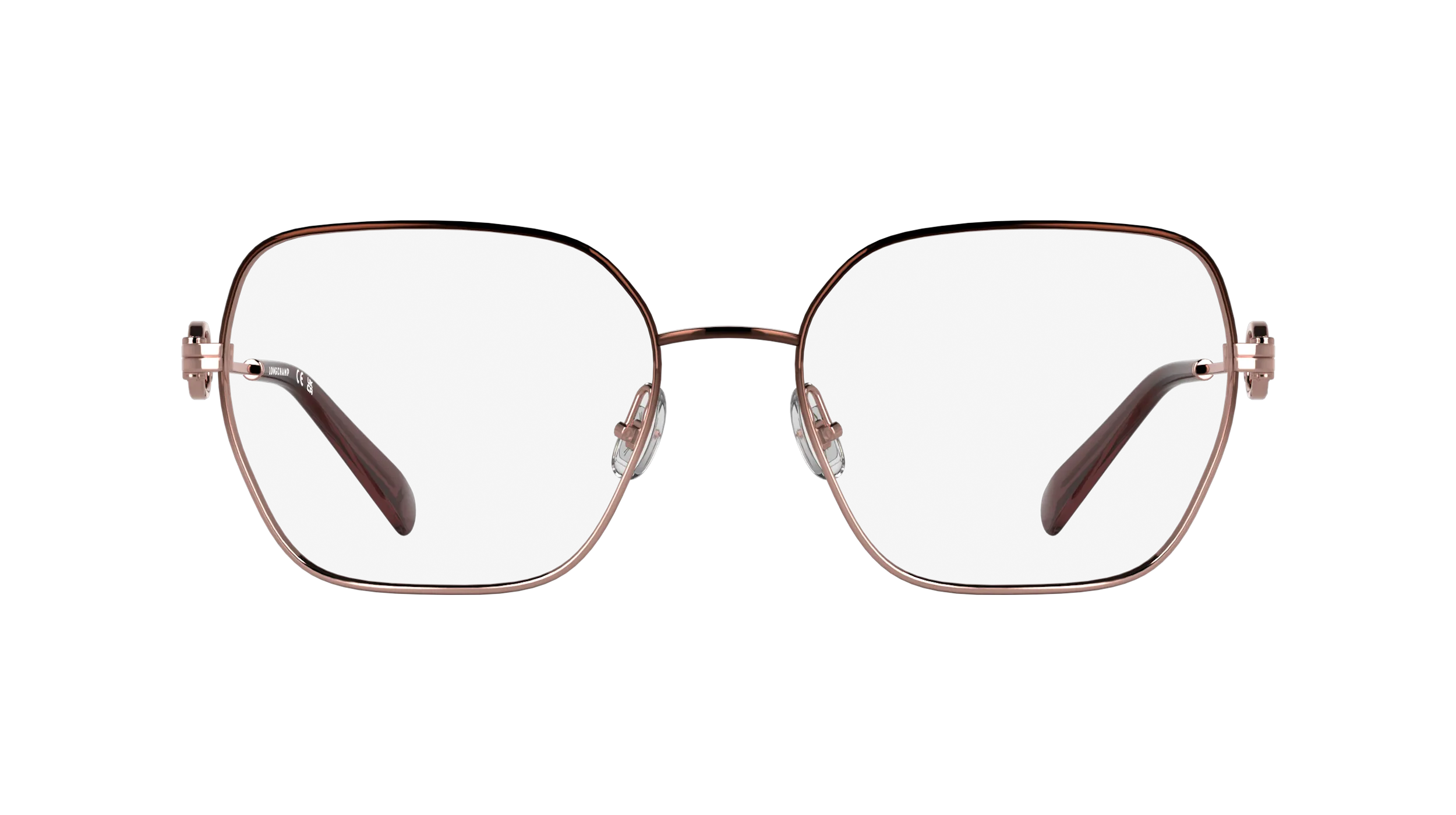 LONGCHAMP LO2184 200 Montature da vista Metallo Marrone Squadrata Normale - immagine 2