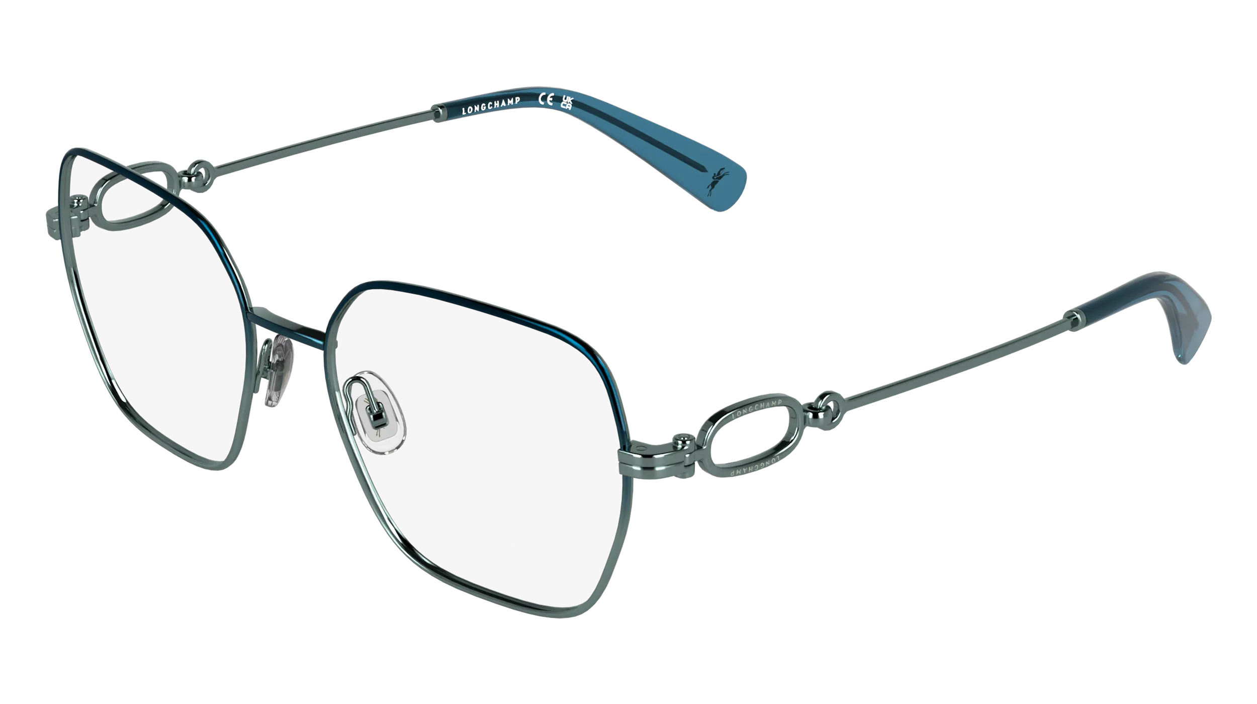 LONGCHAMP LO2184 400 Montature da vista Metallo Blu Squadrata Normale - immagine 1