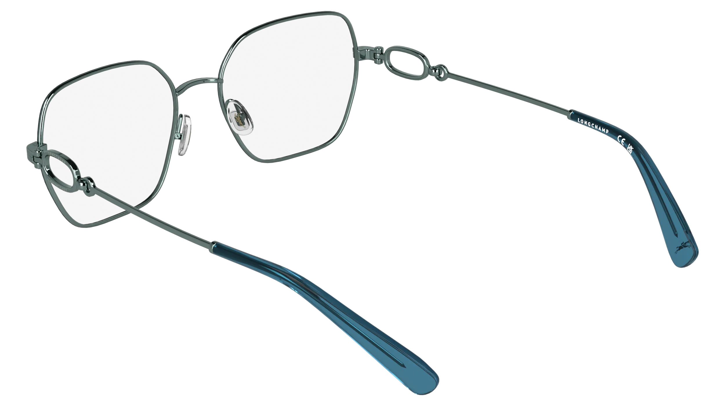 LONGCHAMP LO2184 400 Montature da vista Metallo Blu Squadrata Normale - immagine 4