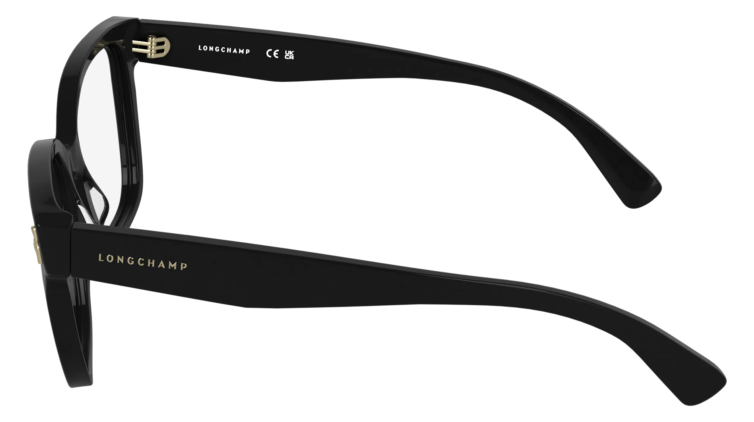 LONGCHAMP LO2793 001 Montature da vista Acetato Nero Squadrata Normale - immagine 3