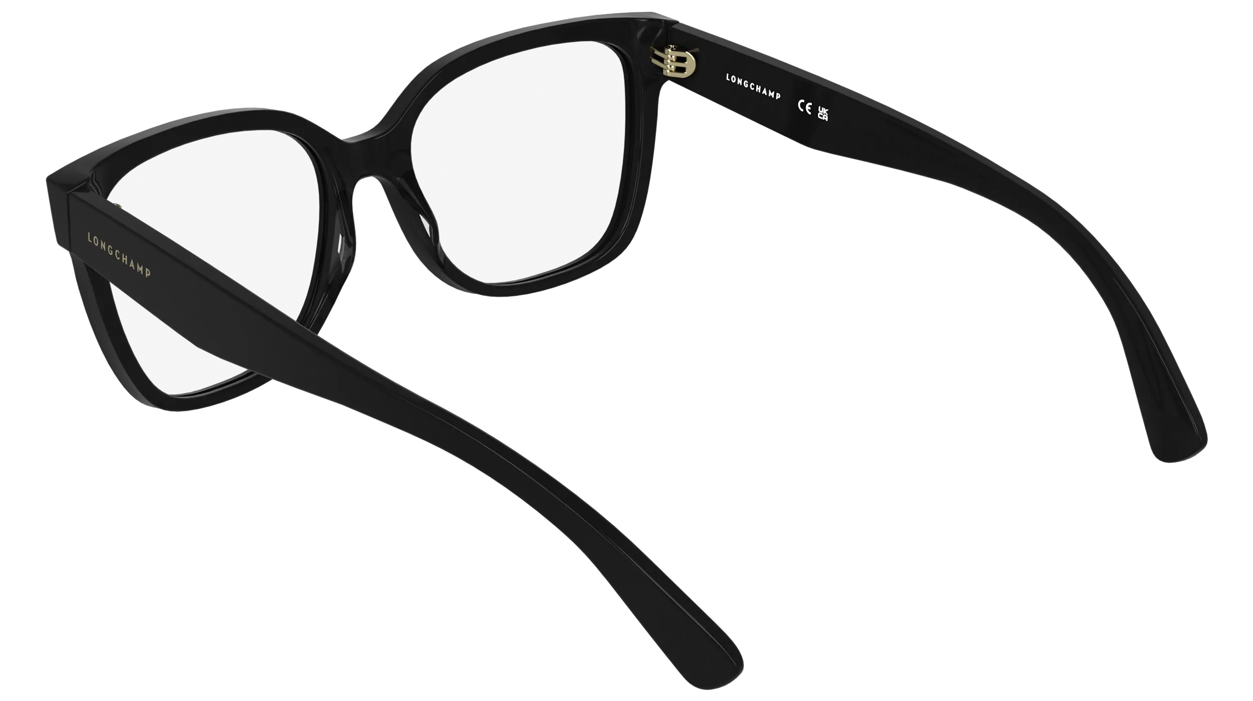 LONGCHAMP LO2793 001 Montature da vista Acetato Nero Squadrata Normale - immagine 4