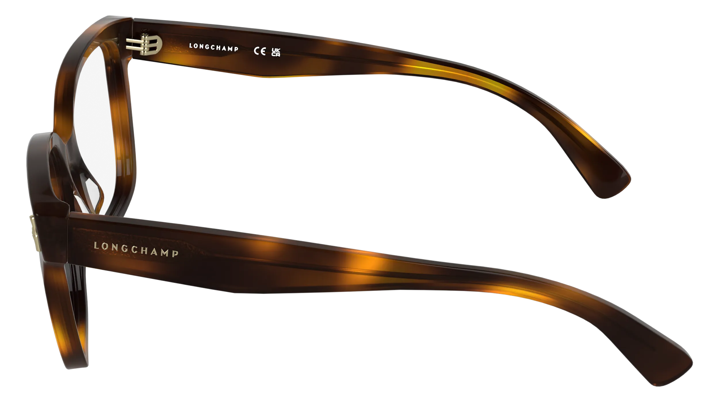 LONGCHAMP LO2793 230 Montature da vista Acetato Havana Squadrata Normale - immagine 3