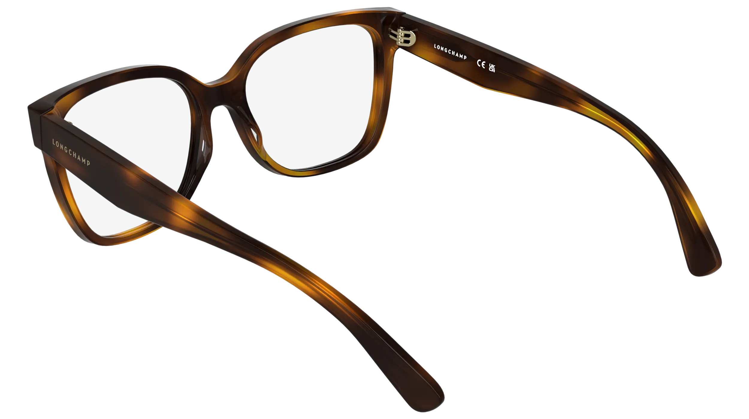 LONGCHAMP LO2793 230 Montature da vista Acetato Havana Squadrata Normale - immagine 4