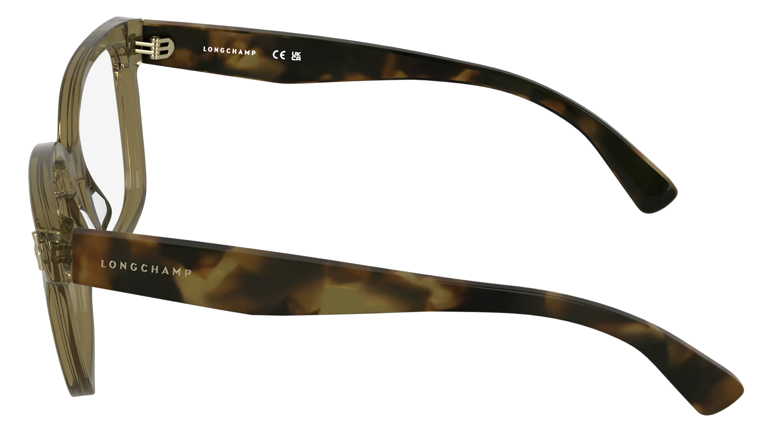 LONGCHAMP LO2793 319 Montature da vista Acetato Verde Squadrata Normale - immagine 3