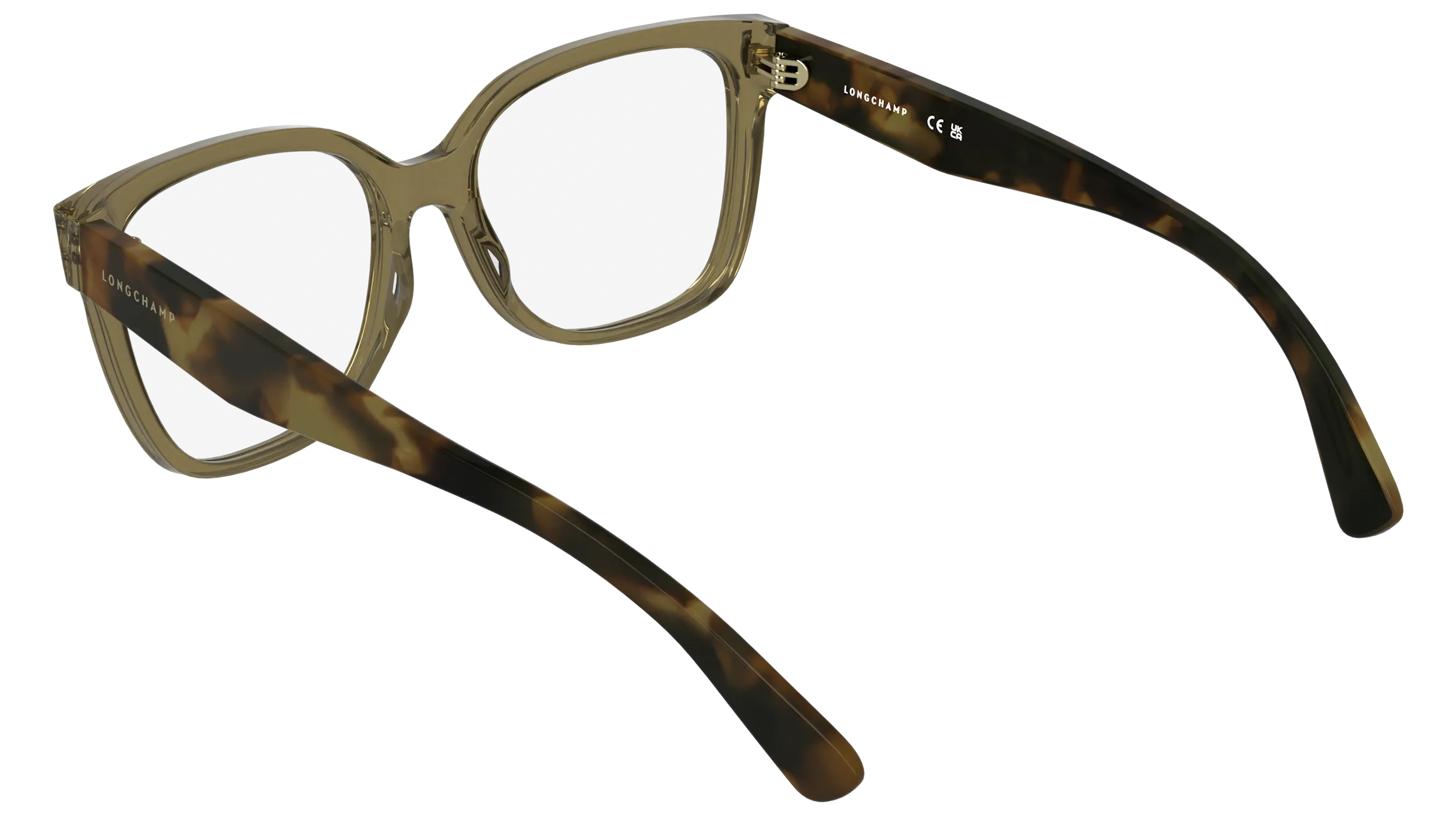 LONGCHAMP LO2793 319 Montature da vista Acetato Verde Squadrata Normale - immagine 4