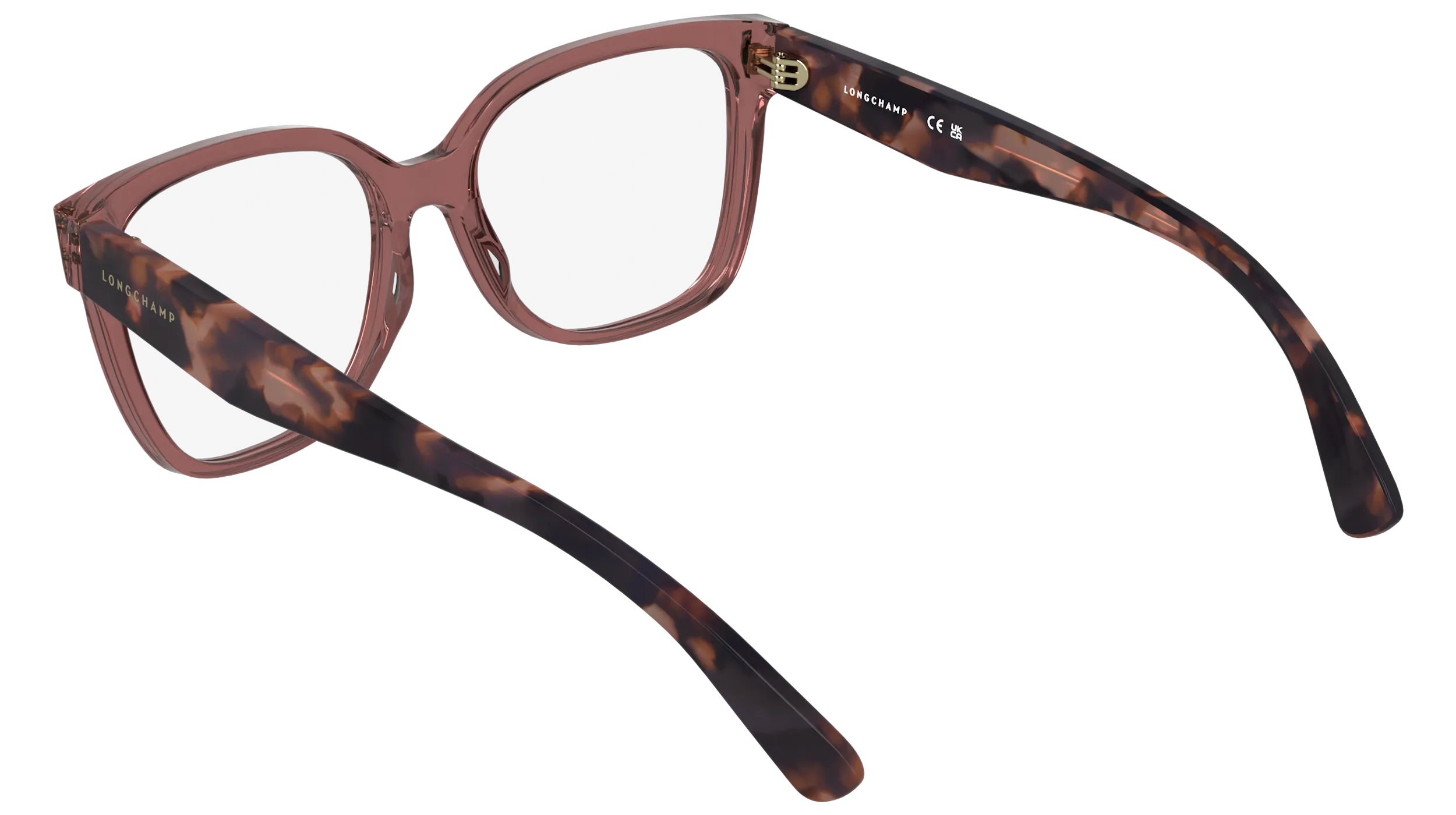 LONGCHAMP LO2793 612 Montature da vista Acetato Rosa Squadrata Normale - immagine 4