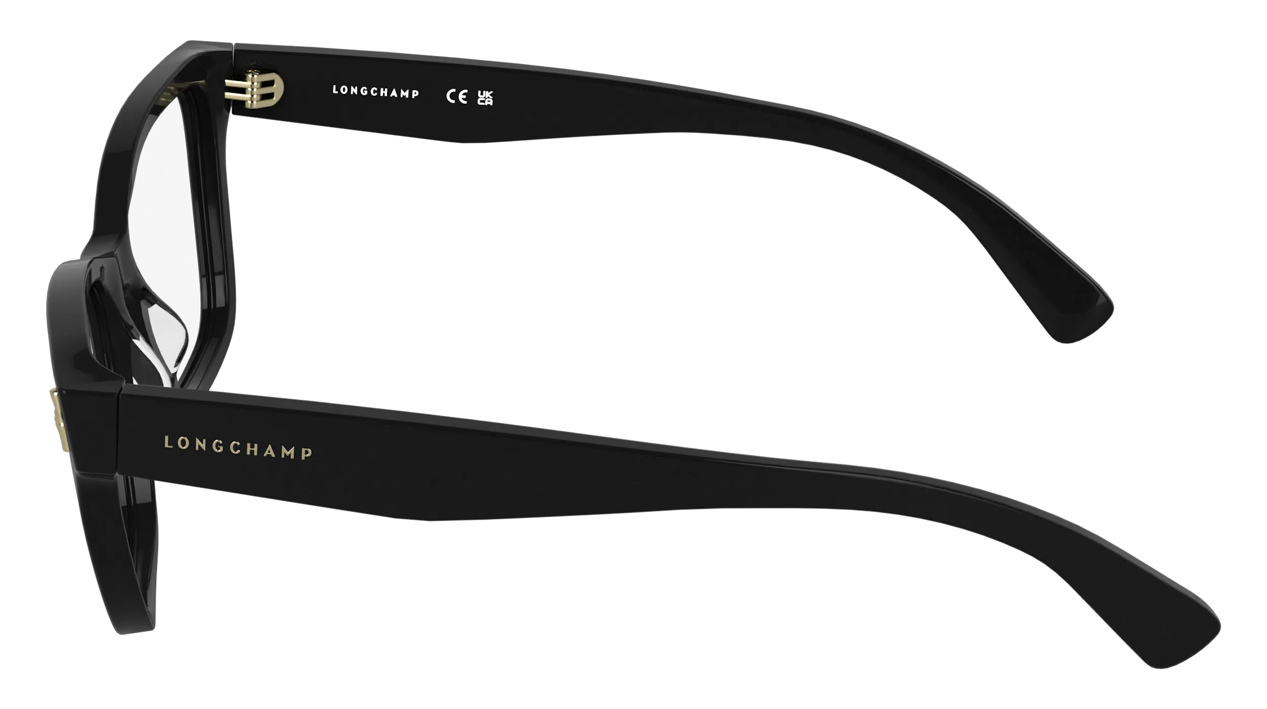 LONGCHAMP LO2794 001 Montature da vista Acetato Nero Squadrata Normale - immagine 3