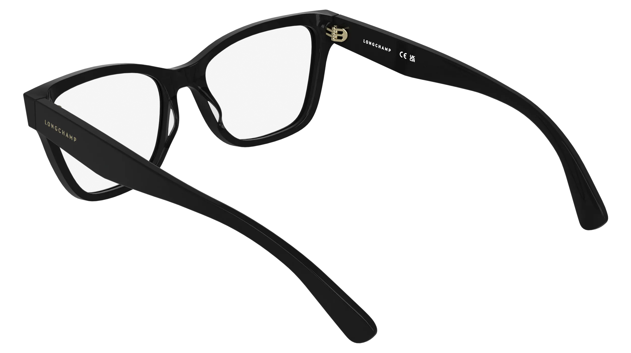 LONGCHAMP LO2794 001 Montature da vista Acetato Nero Squadrata Normale - immagine 4