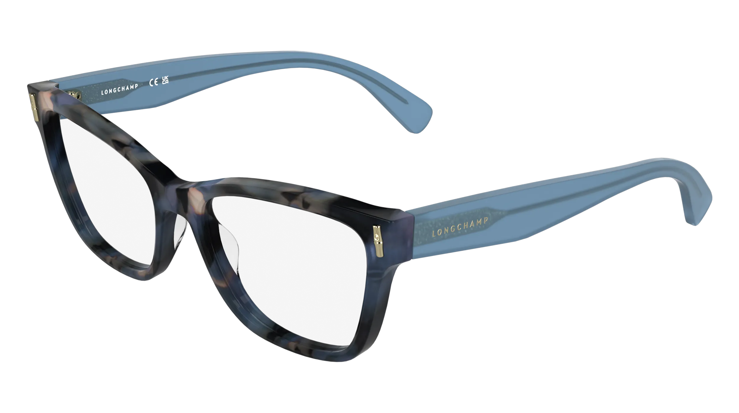 LONGCHAMP LO2794 436 Montature da vista Acetato Blu Squadrata Normale - immagine 1