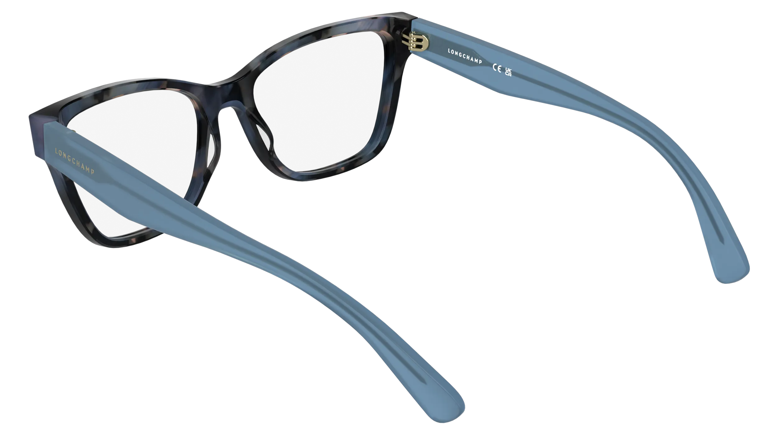LONGCHAMP LO2794 436 Montature da vista Acetato Blu Squadrata Normale - immagine 4