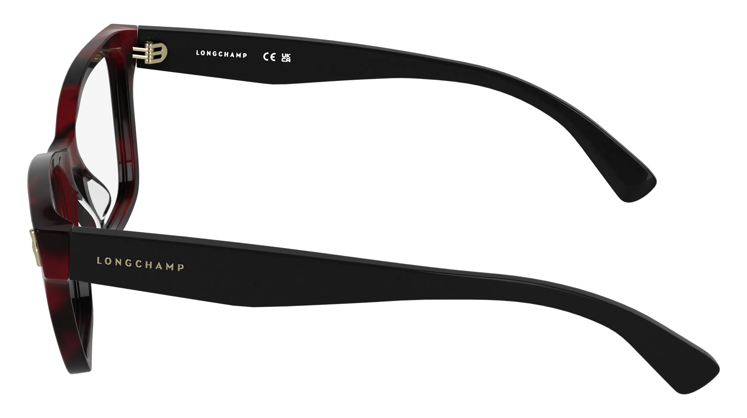 LONGCHAMP LO2794 640 Montature da vista Acetato Havana Squadrata Normale - immagine 3