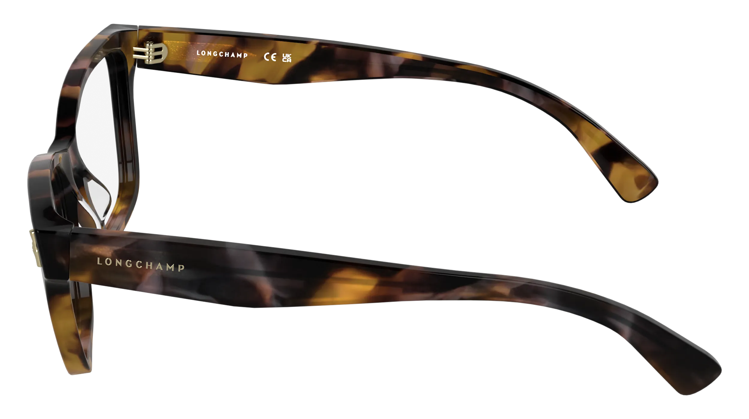 LONGCHAMP LO2794 745 Montature da vista Acetato Giallo Squadrata Normale - immagine 3