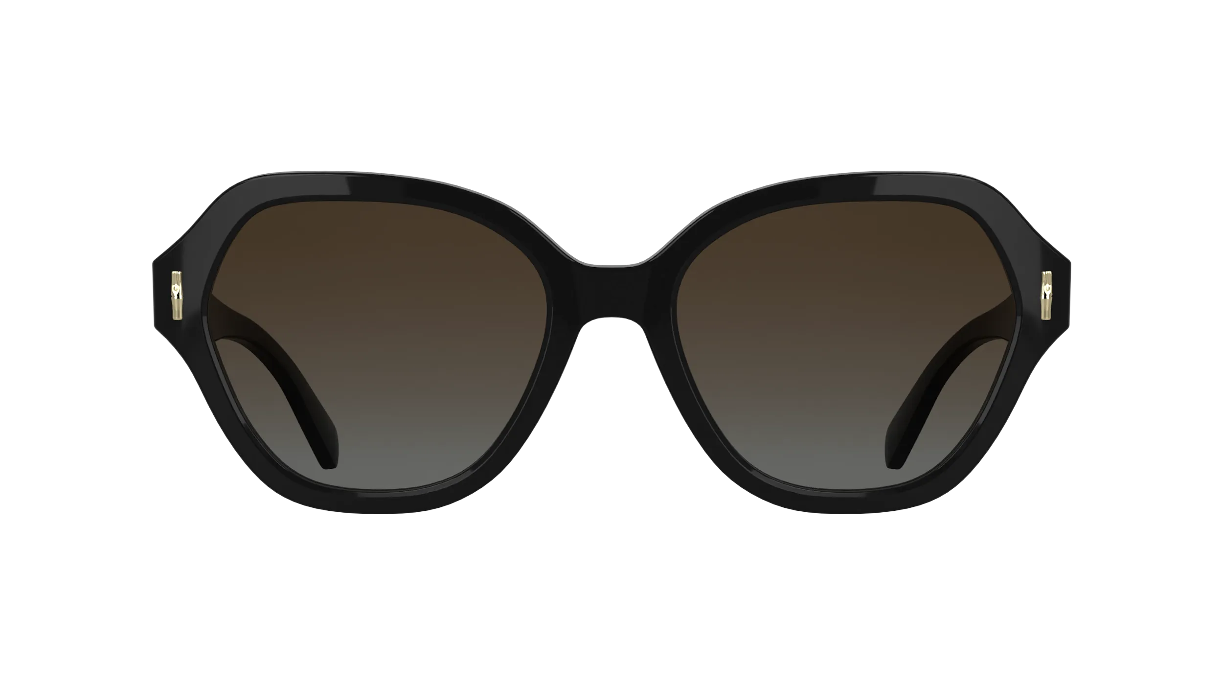 LONGCHAMP LO801S 001 Occhiali da sole Acetato Nero Marrone Squadrata Normale - immagine 2