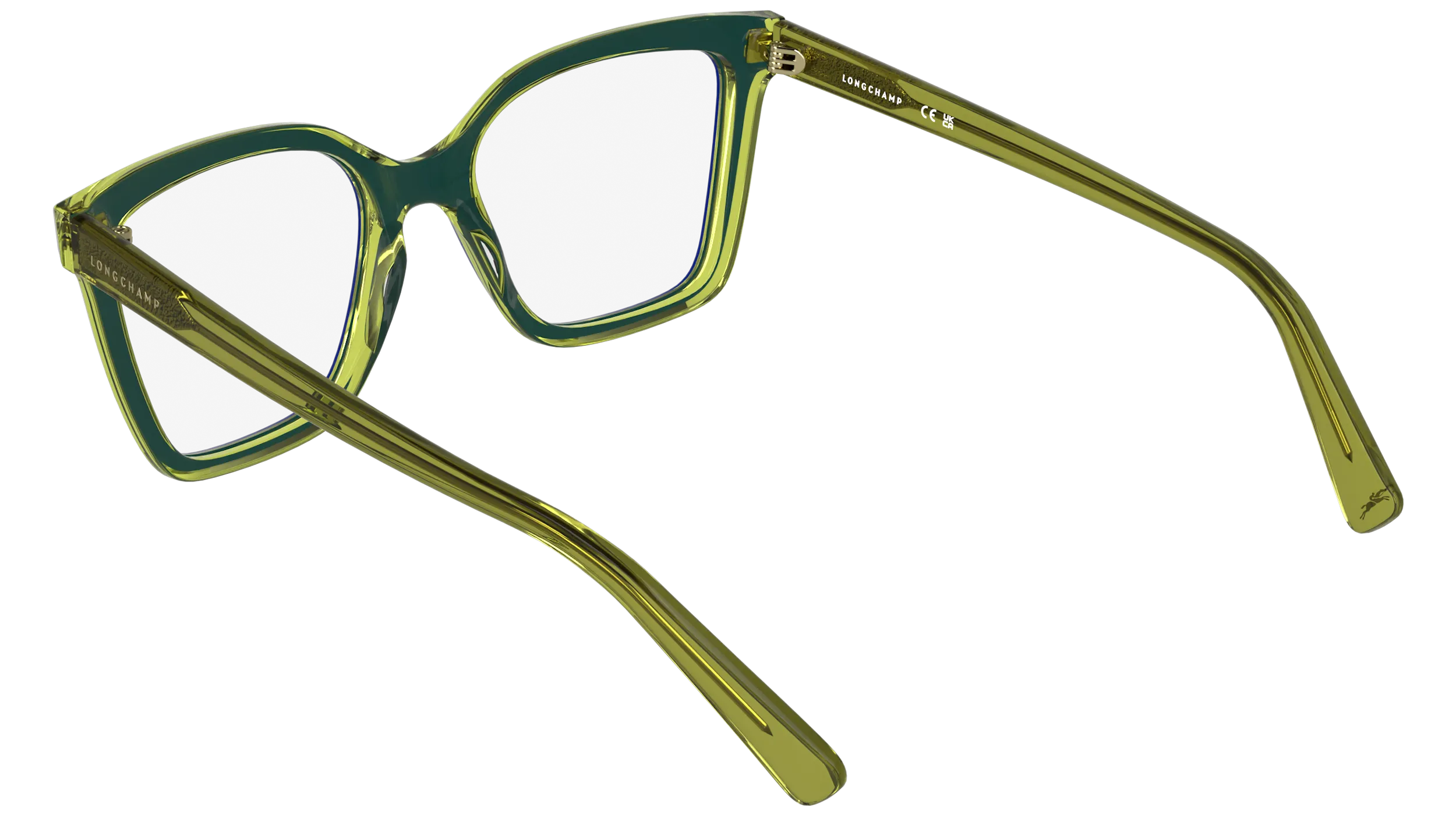 LONGCHAMP LO2795 413 Montature da vista Acetato Azzurro Squadrata Normale - immagine 4
