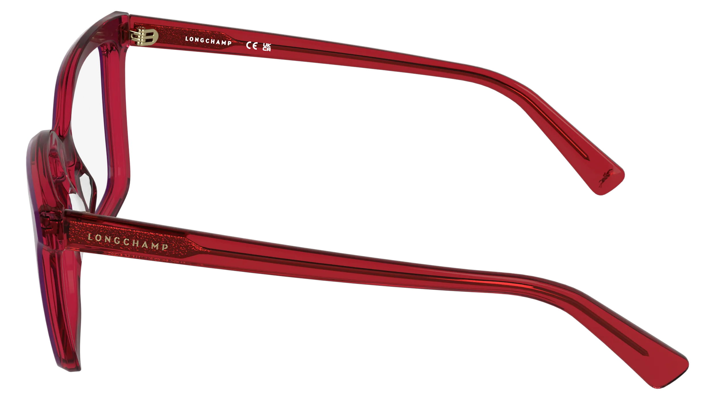 LONGCHAMP LO2795 504 Montature da vista Acetato Viola Squadrata Normale - immagine 3