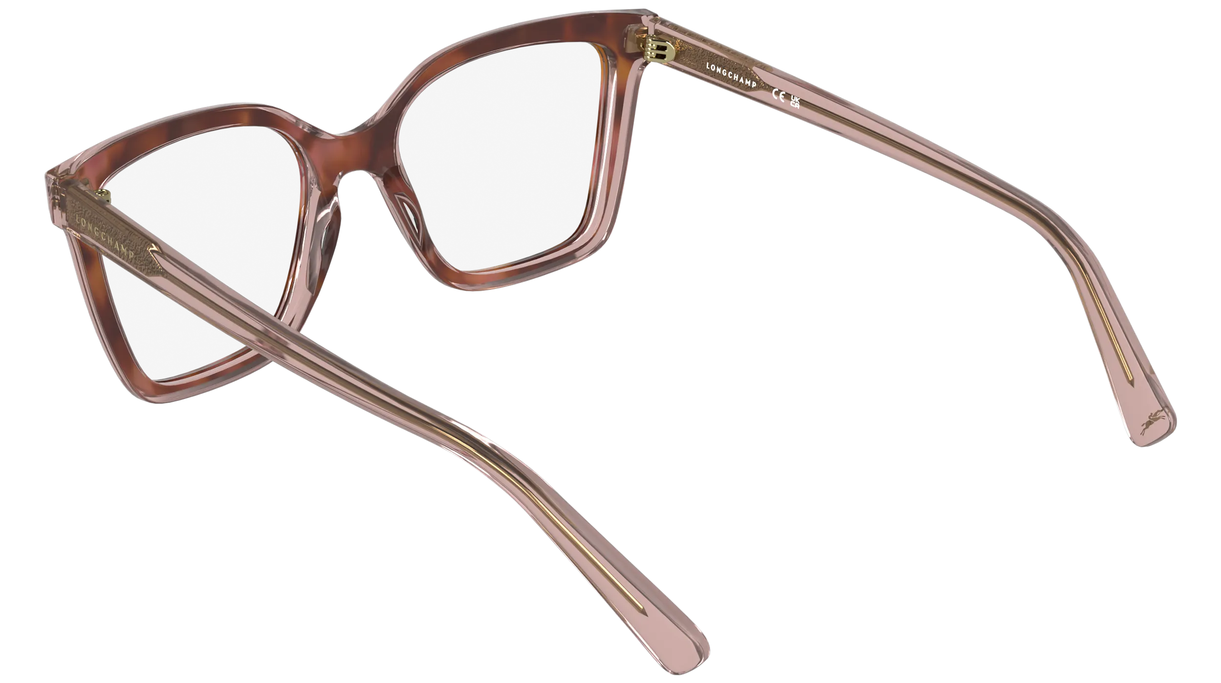 LONGCHAMP LO2795 691 Montature da vista Acetato Rosa Squadrata Normale - immagine 4