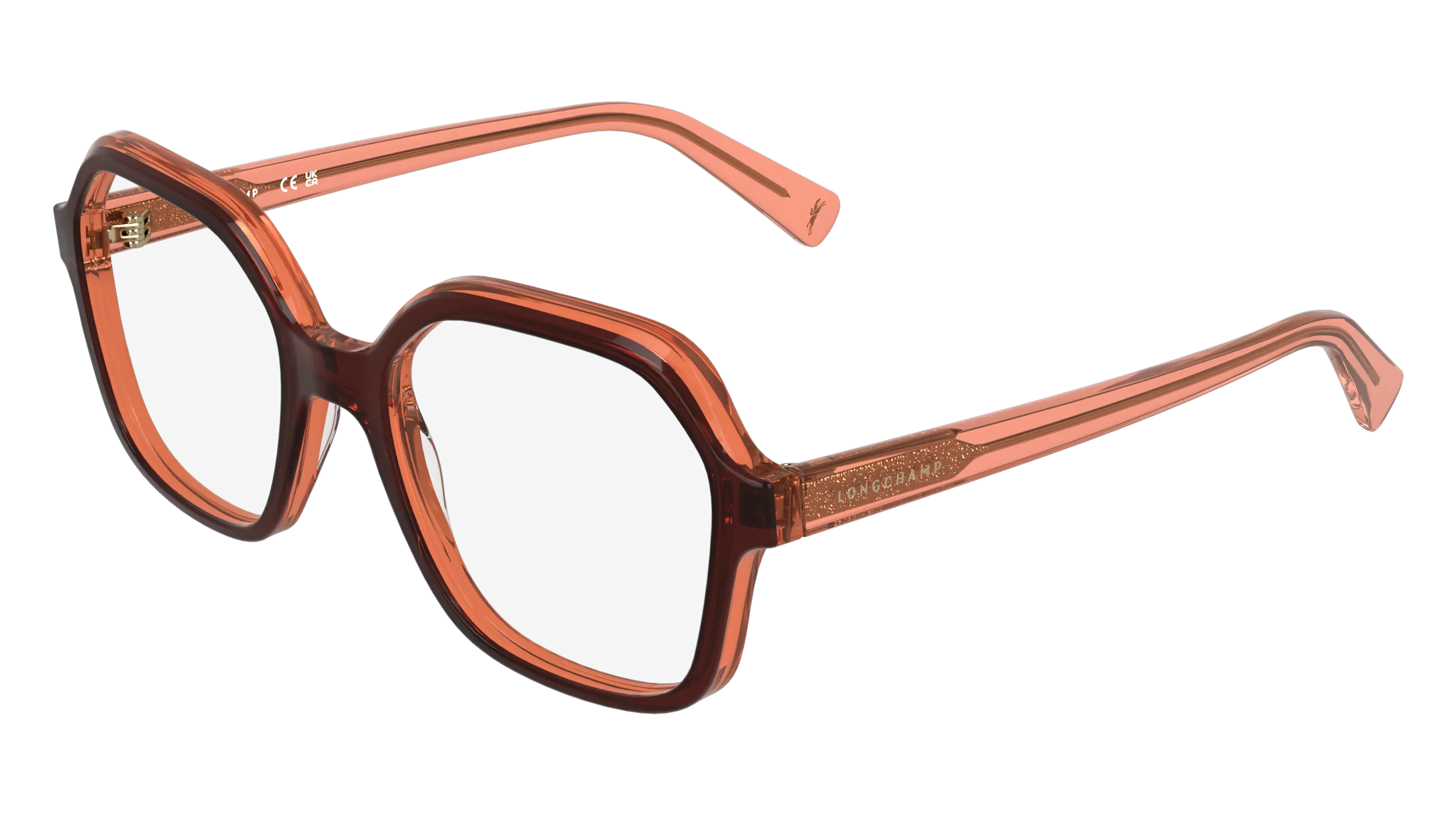 LONGCHAMP LO2796 203 Montature da vista Acetato Marrone Squadrata Normale - immagine 1