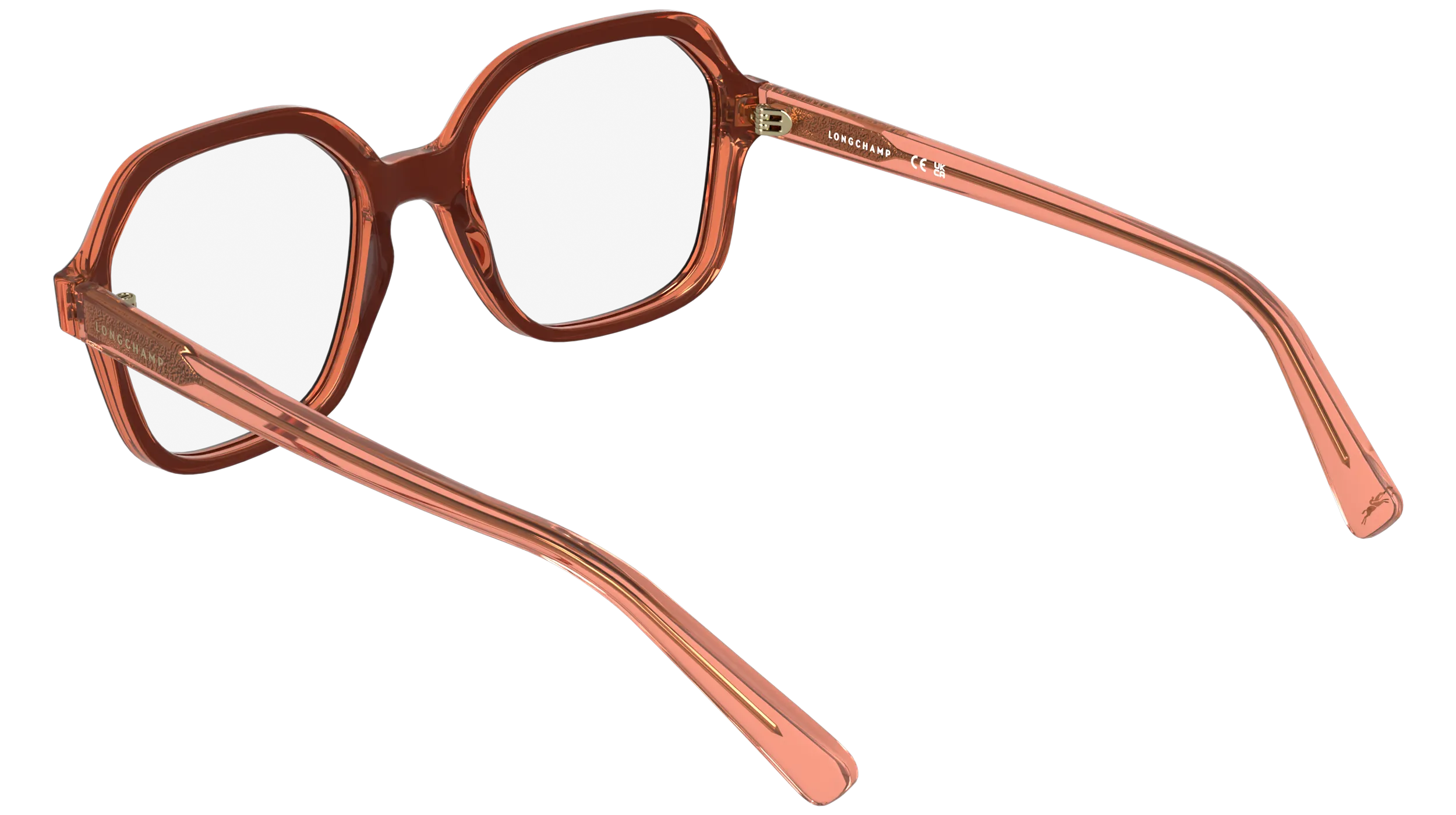 LONGCHAMP LO2796 203 Montature da vista Acetato Marrone Squadrata Normale - immagine 4