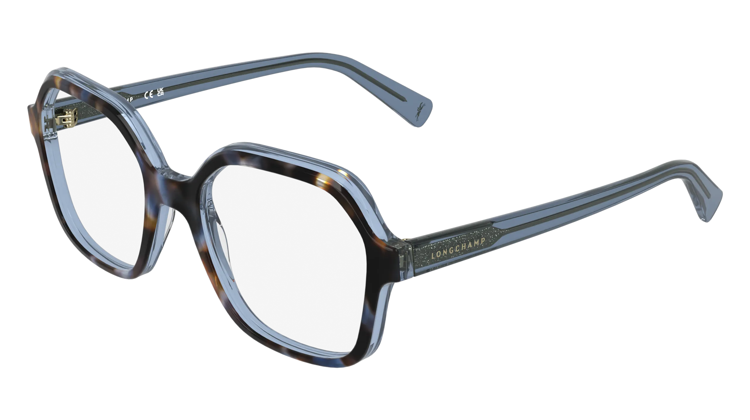 LONGCHAMP LO2796 439 Montature da vista Acetato Azzurro Squadrata Normale - immagine 1