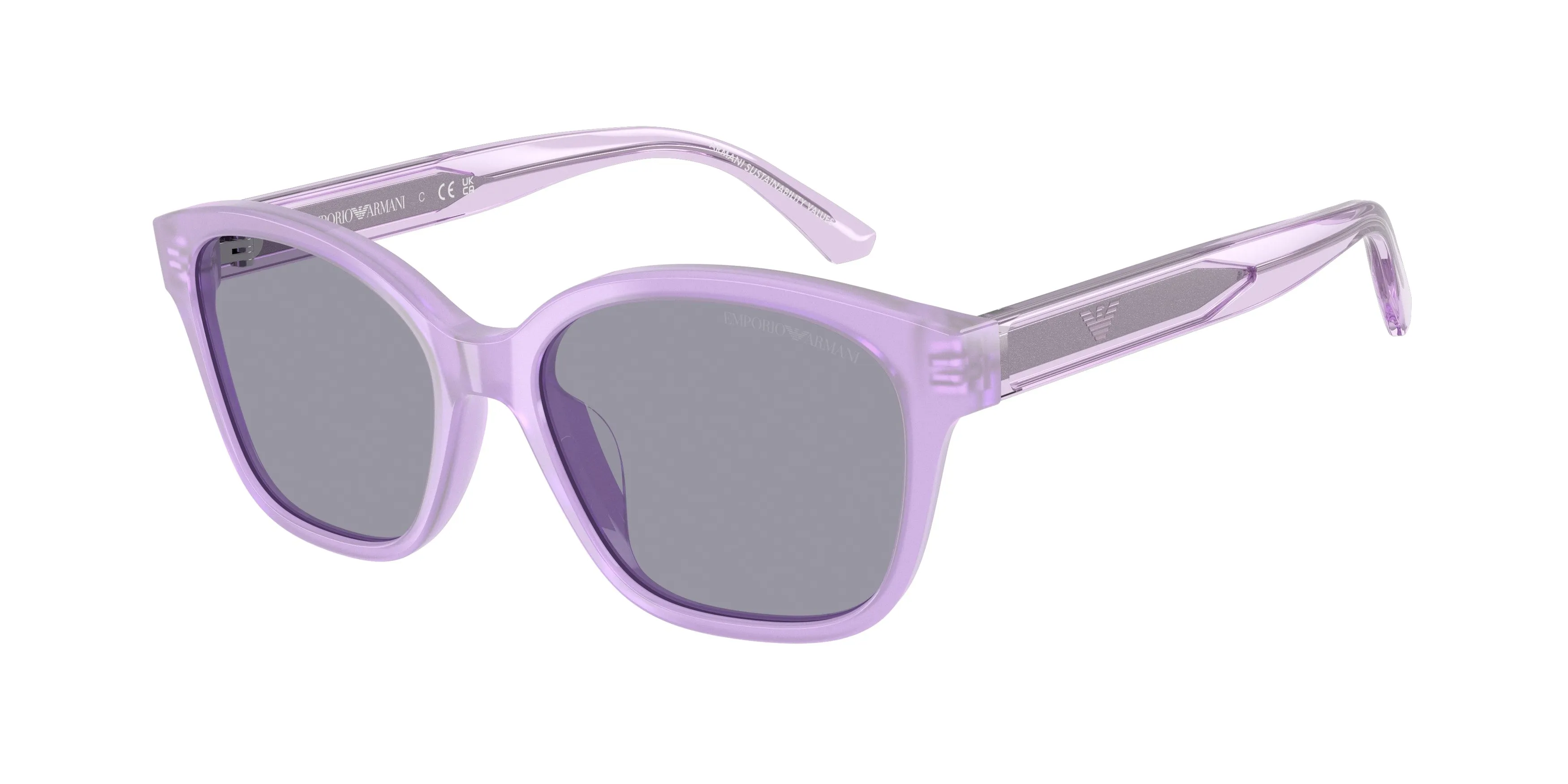 Emporio Armani EK4009U 638880 Occhiali da sole bambino Acetato Viola Blu Cat Eye Normale - immagine 1