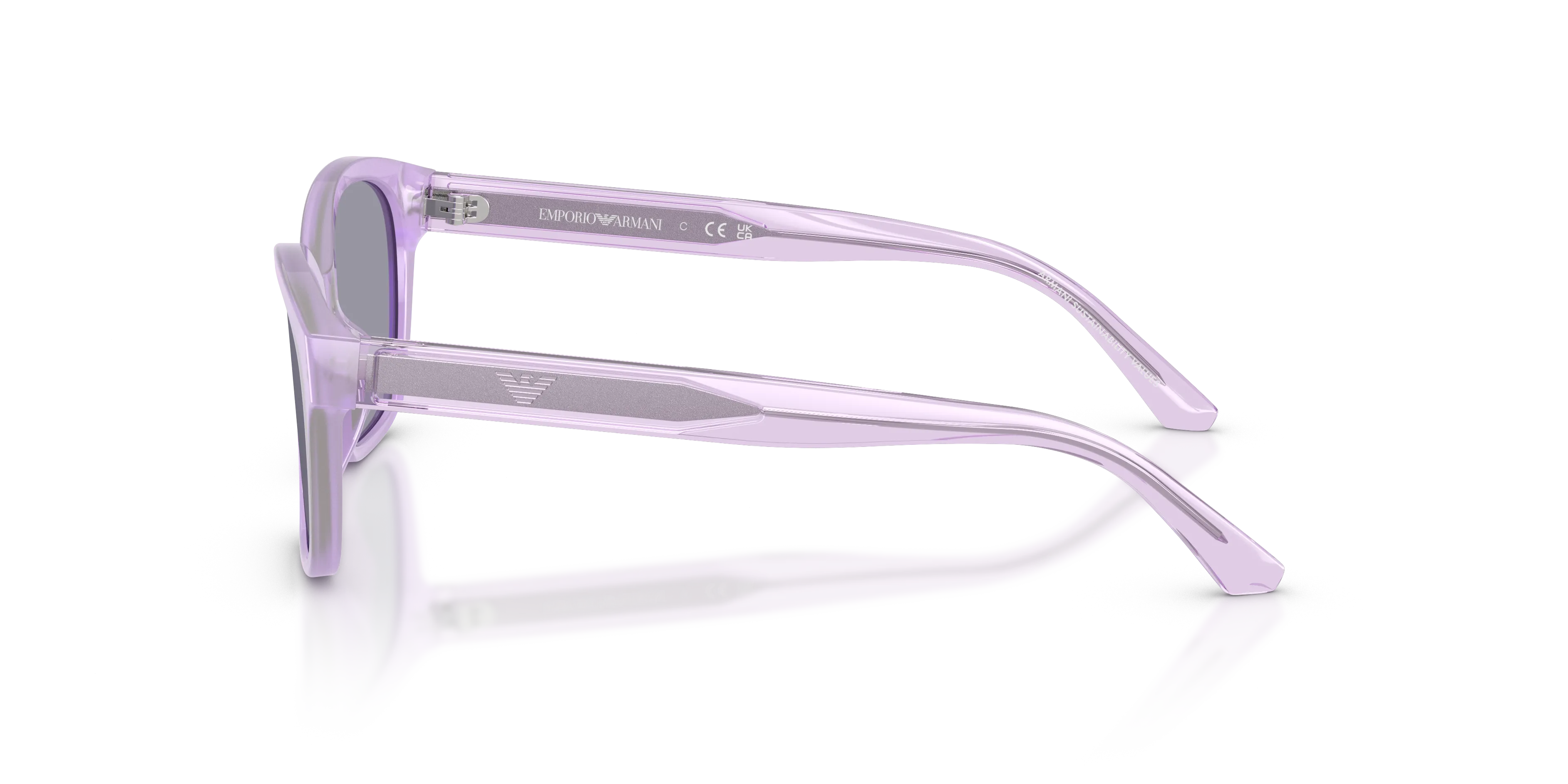 Emporio Armani EK4009U 638880 Occhiali da sole bambino Acetato Viola Blu Cat Eye Normale - immagine 4