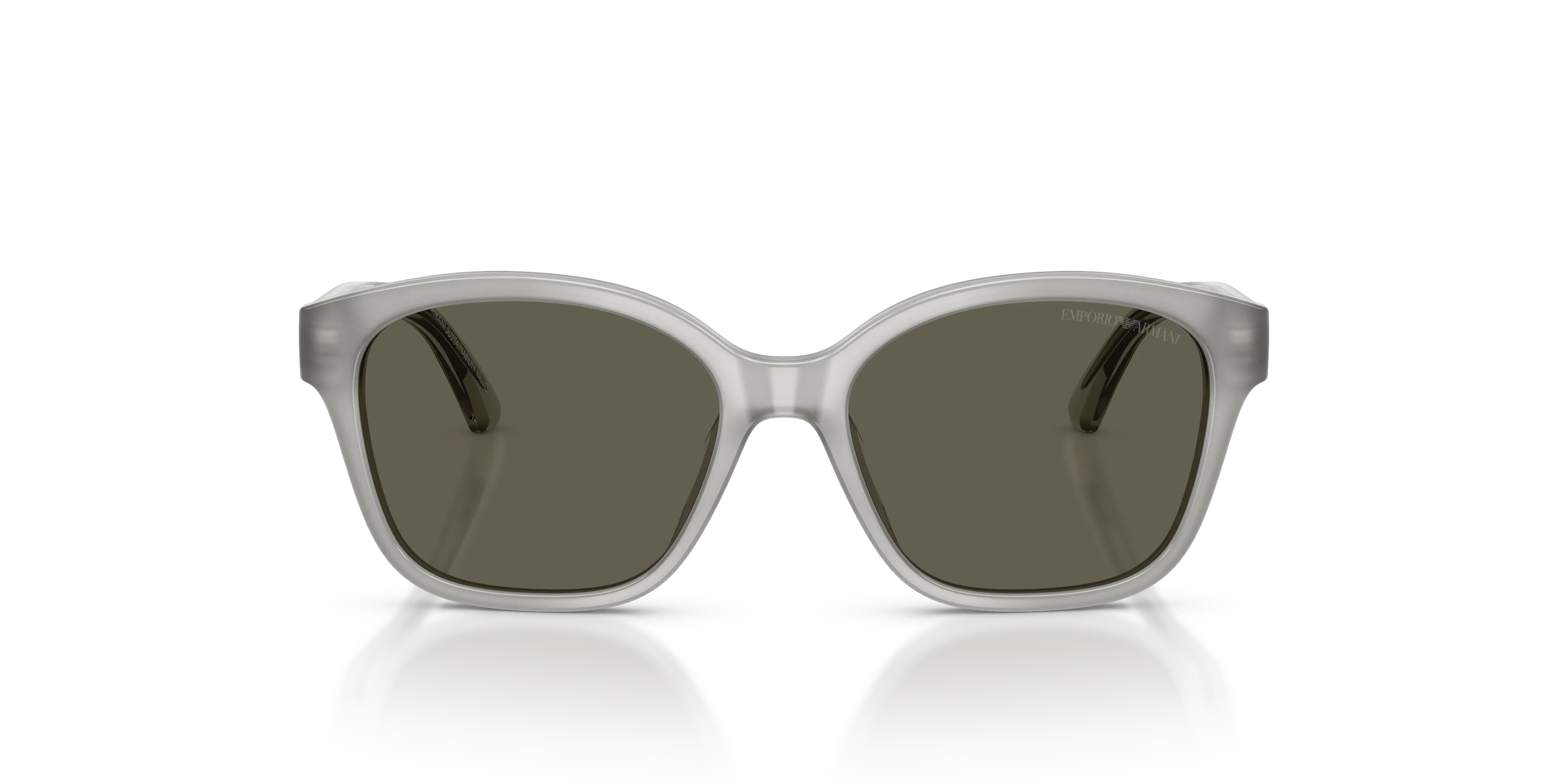 Emporio Armani EK4009U 638693 Occhiali da sole bambino Acetato Grigio Marrone Cat Eye Normale - immagine 3
