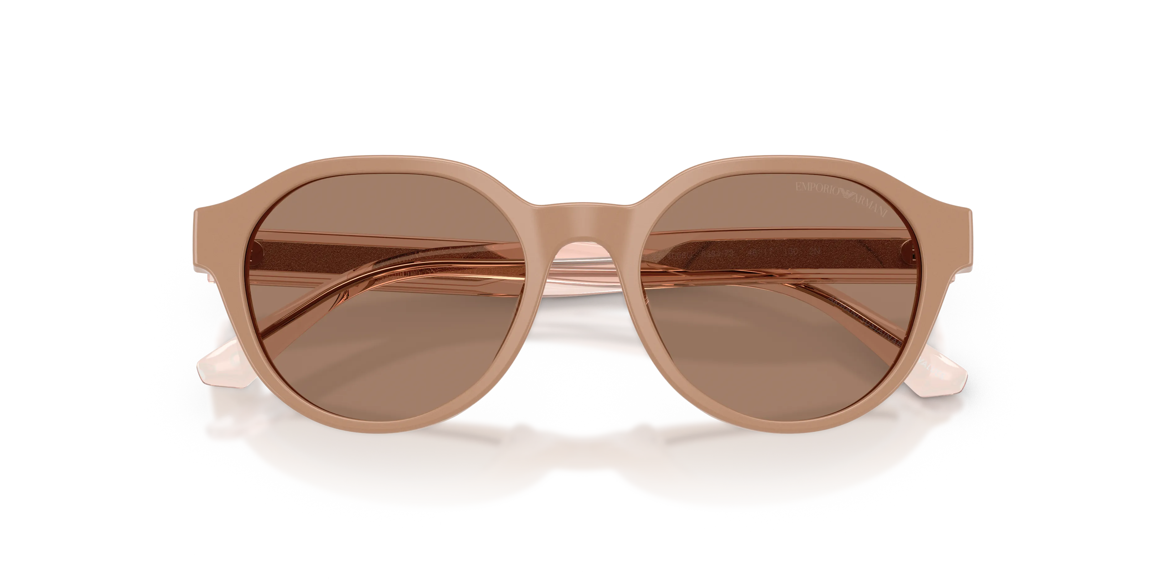 Emporio Armani EK4008U 638473 Occhiali da sole bambino Acetato Marrone Marrone Pantos Normale - immagine 2