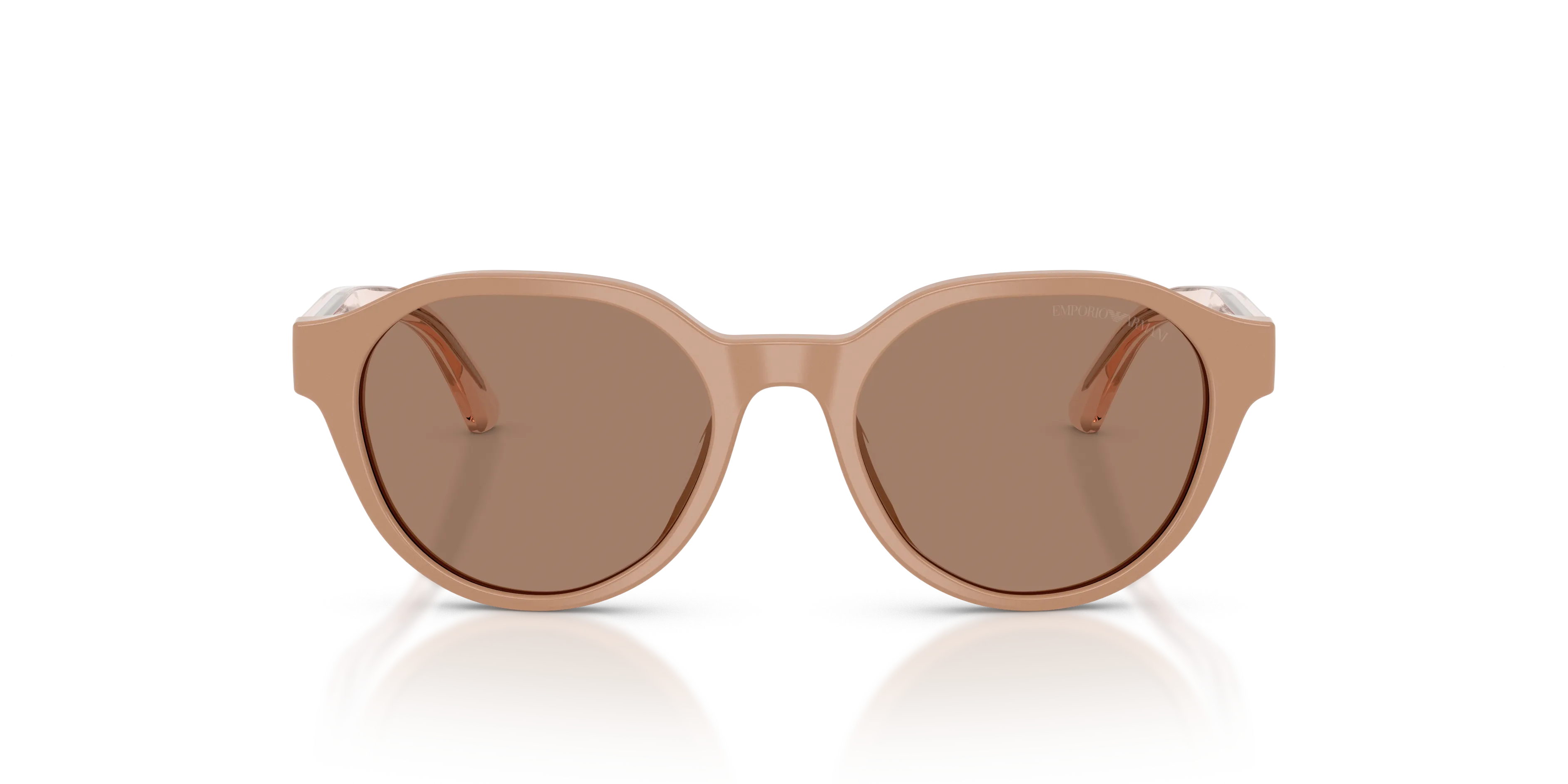 Emporio Armani EK4008U 638473 Occhiali da sole bambino Acetato Marrone Marrone Pantos Normale - immagine 3