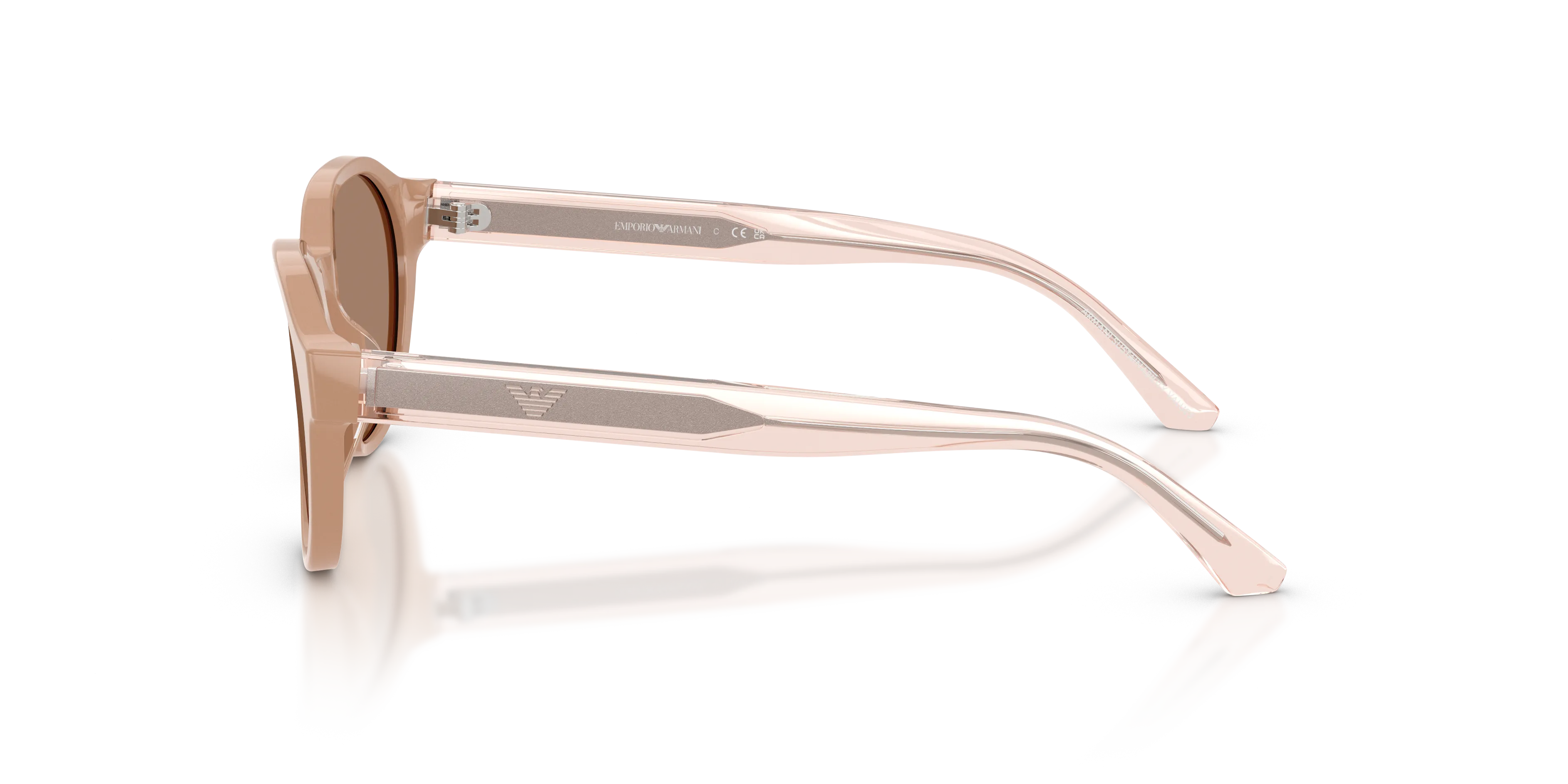 Emporio Armani EK4008U 638473 Occhiali da sole bambino Acetato Marrone Marrone Pantos Normale - immagine 4