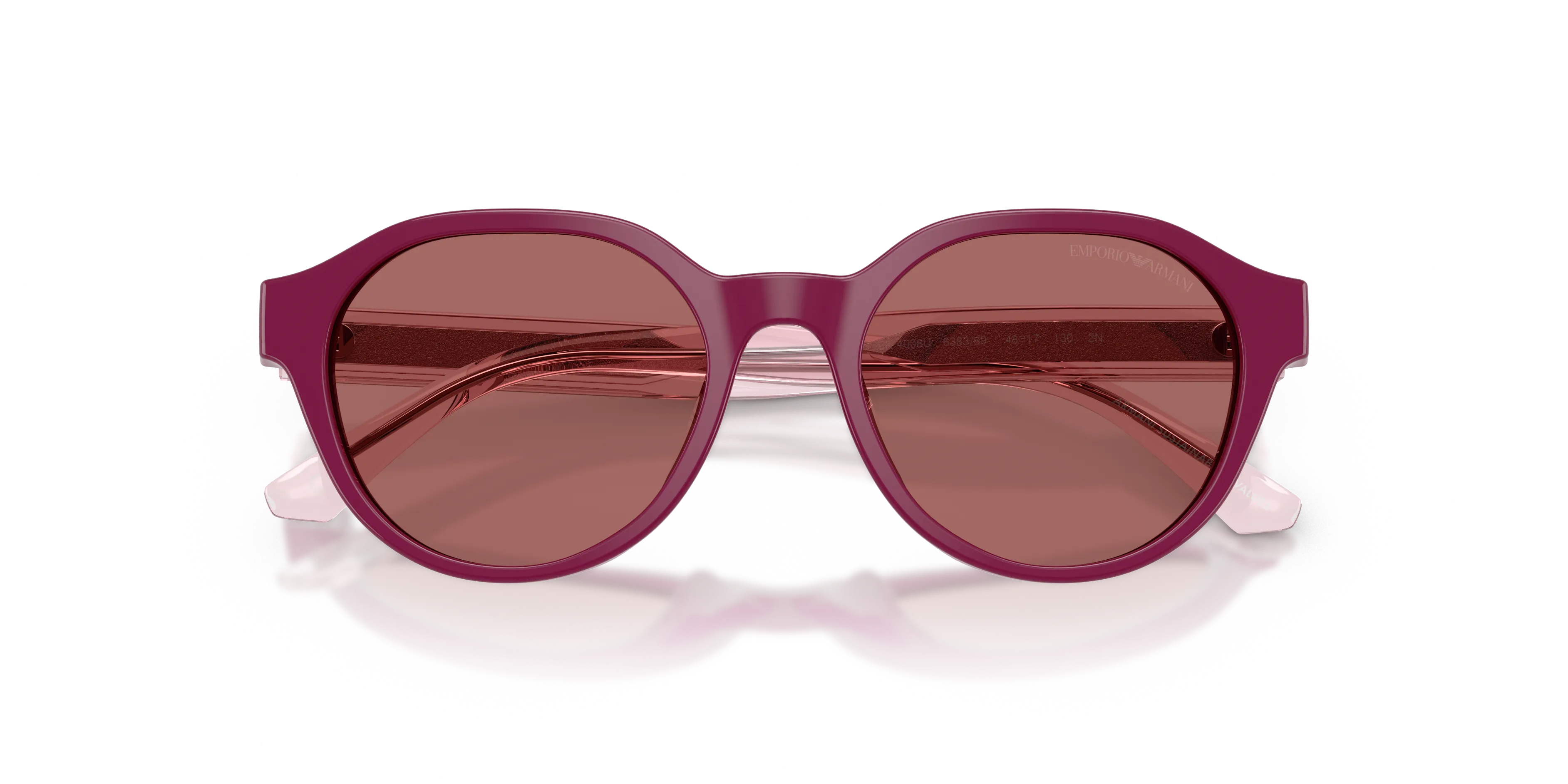 Emporio Armani EK4008U 638369 Occhiali da sole bambino Acetato Viola Viola Pantos Normale - immagine 2