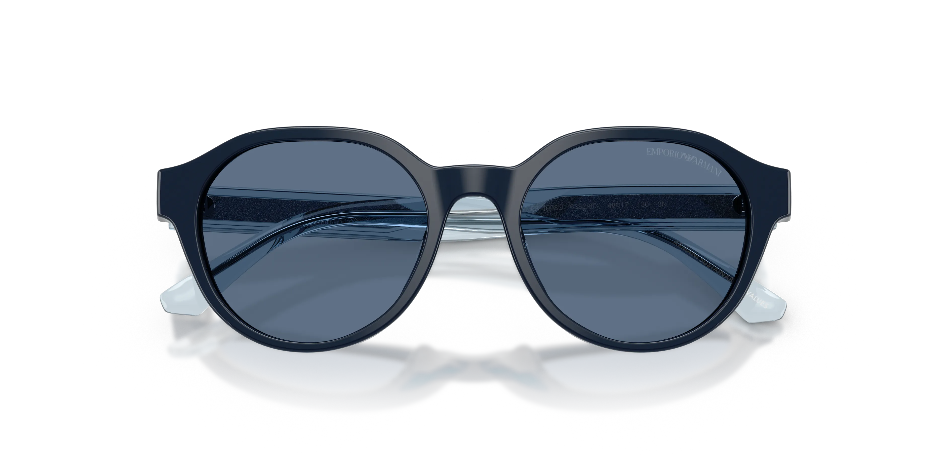 Emporio Armani EK4008U 638280 Occhiali da sole bambino Acetato Blu Blu Pantos Normale - immagine 2